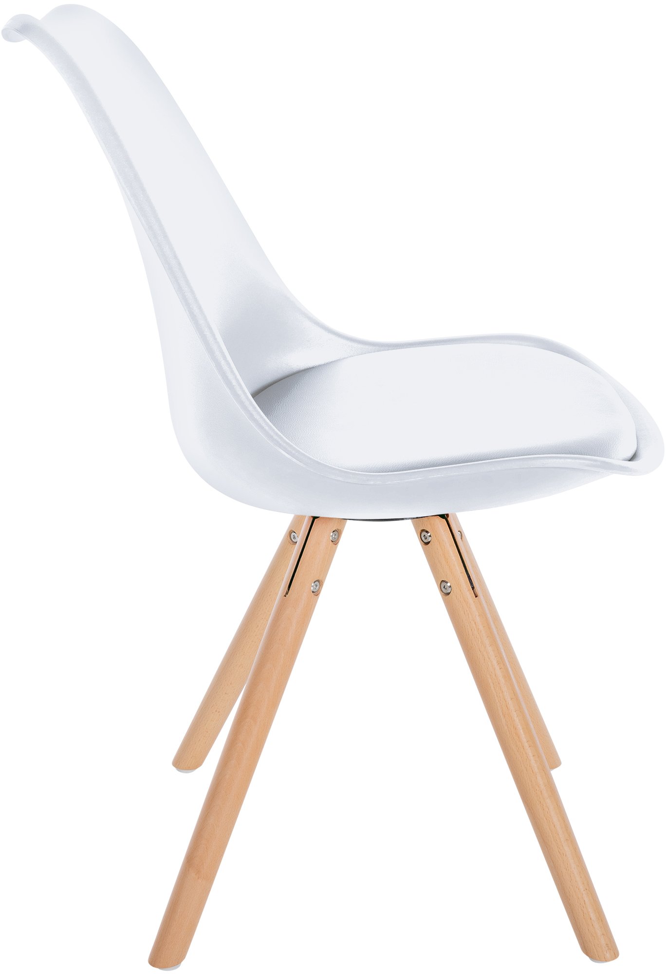 Set van 4 Eetkamerstoelen Sofia Kunststof