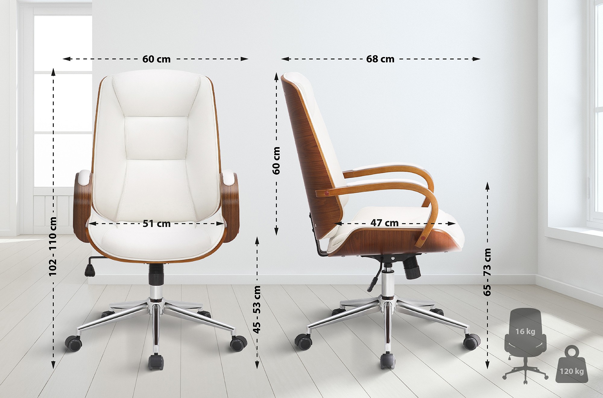 Bureaustoel Yankton