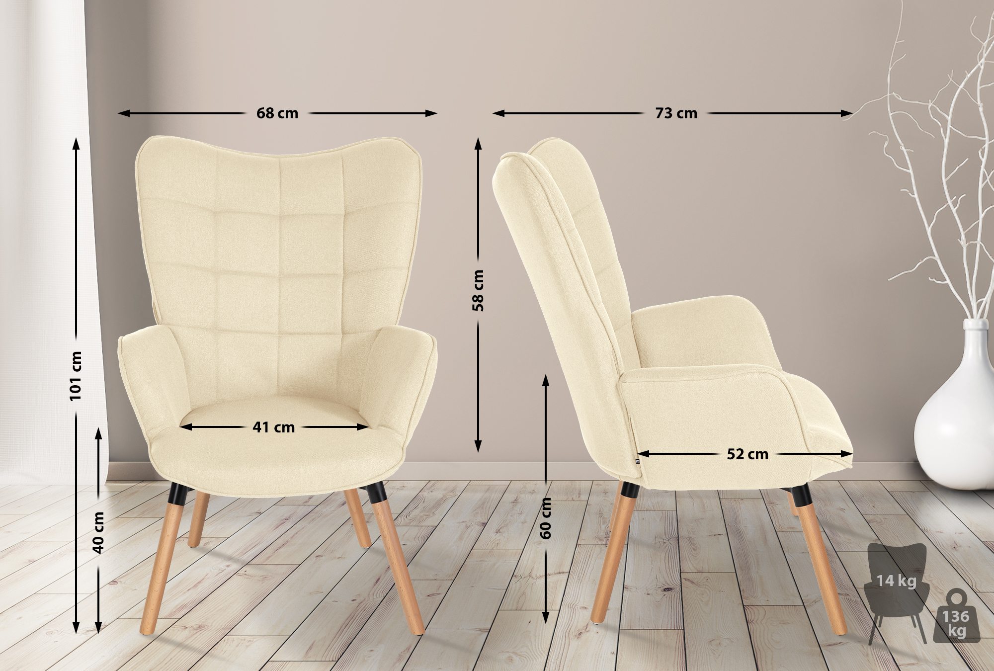 Fauteuil Garding