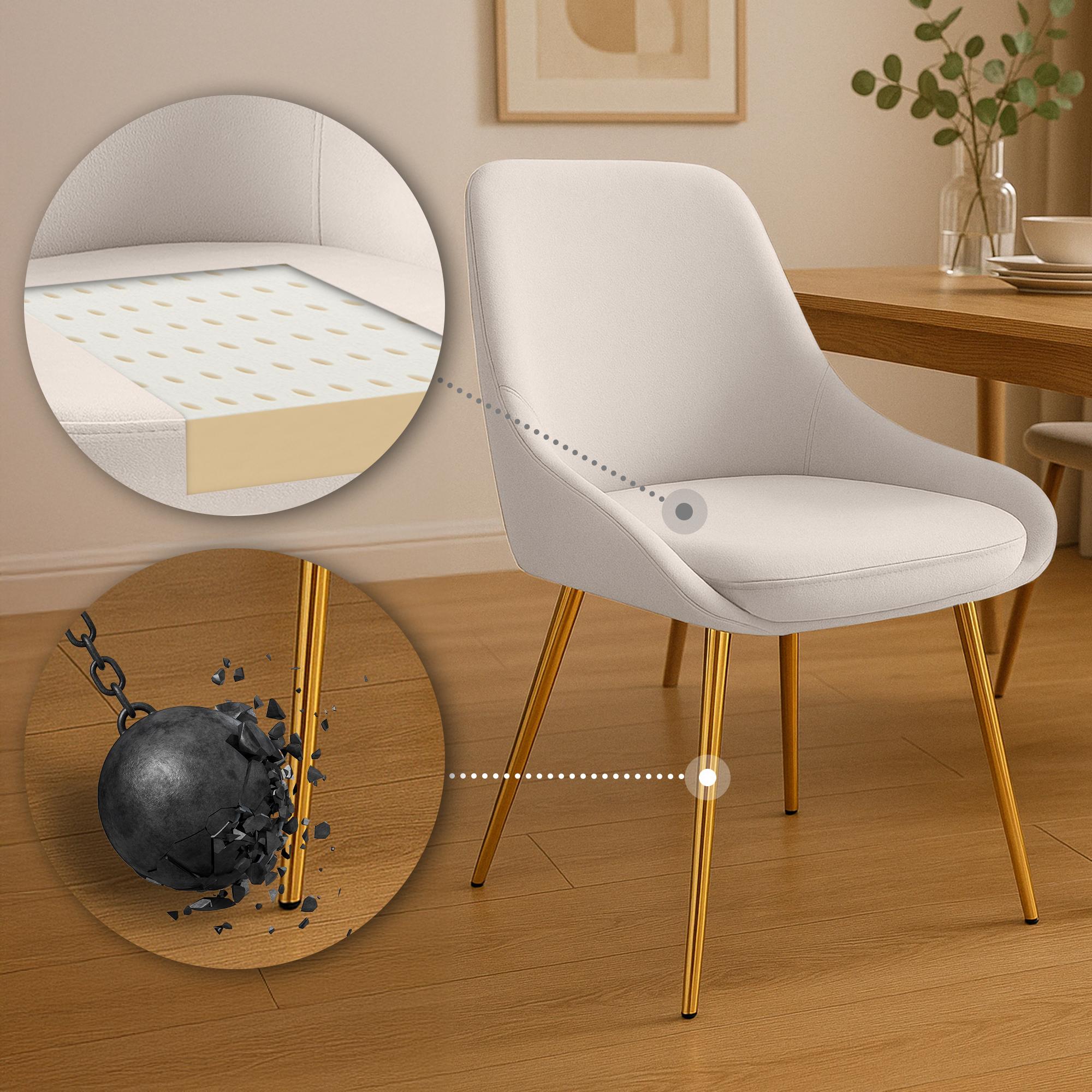 Set van 2 eetkamerstoelen Elmira