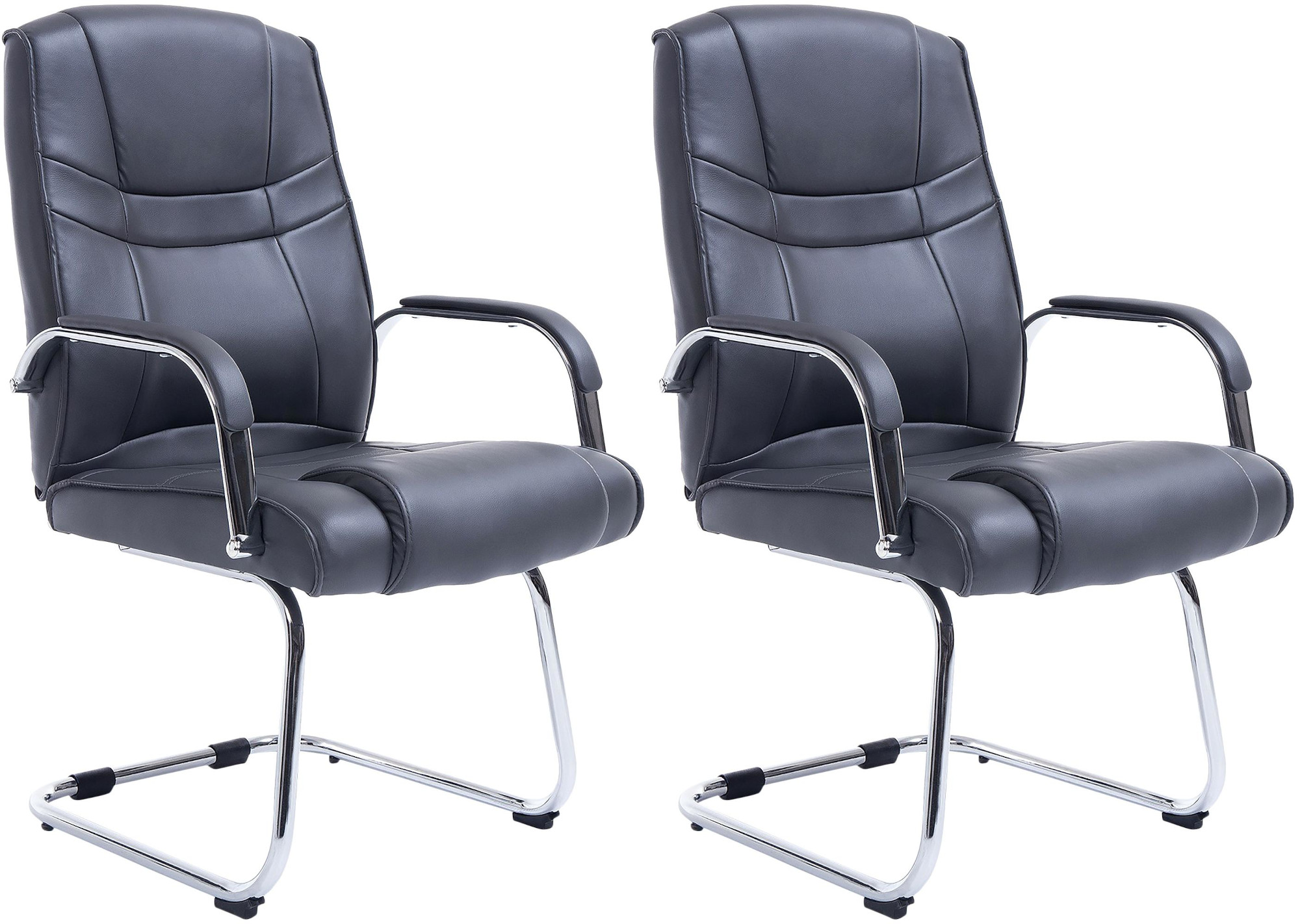 Set van 2 Eetkamerstoelen Attila Kunstleer