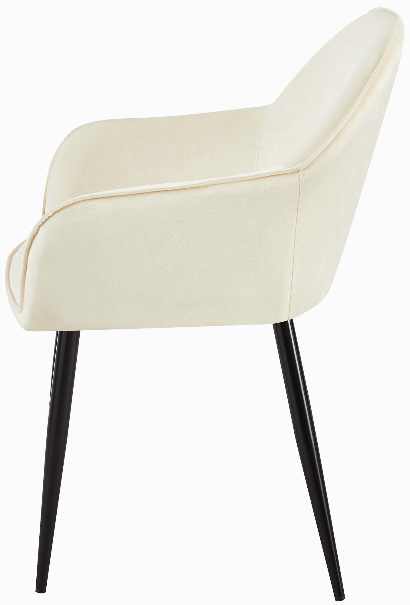 Set van 2 eetkamerstoelen Boise fluweel