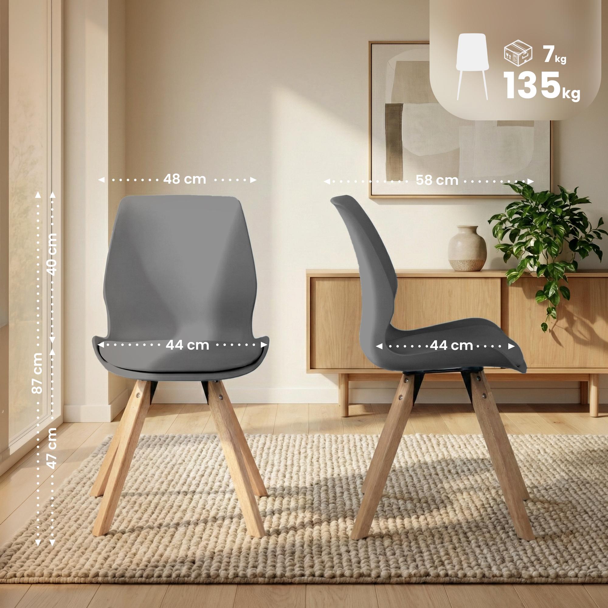 Set van 2 Eetkamerstoelen Luna
