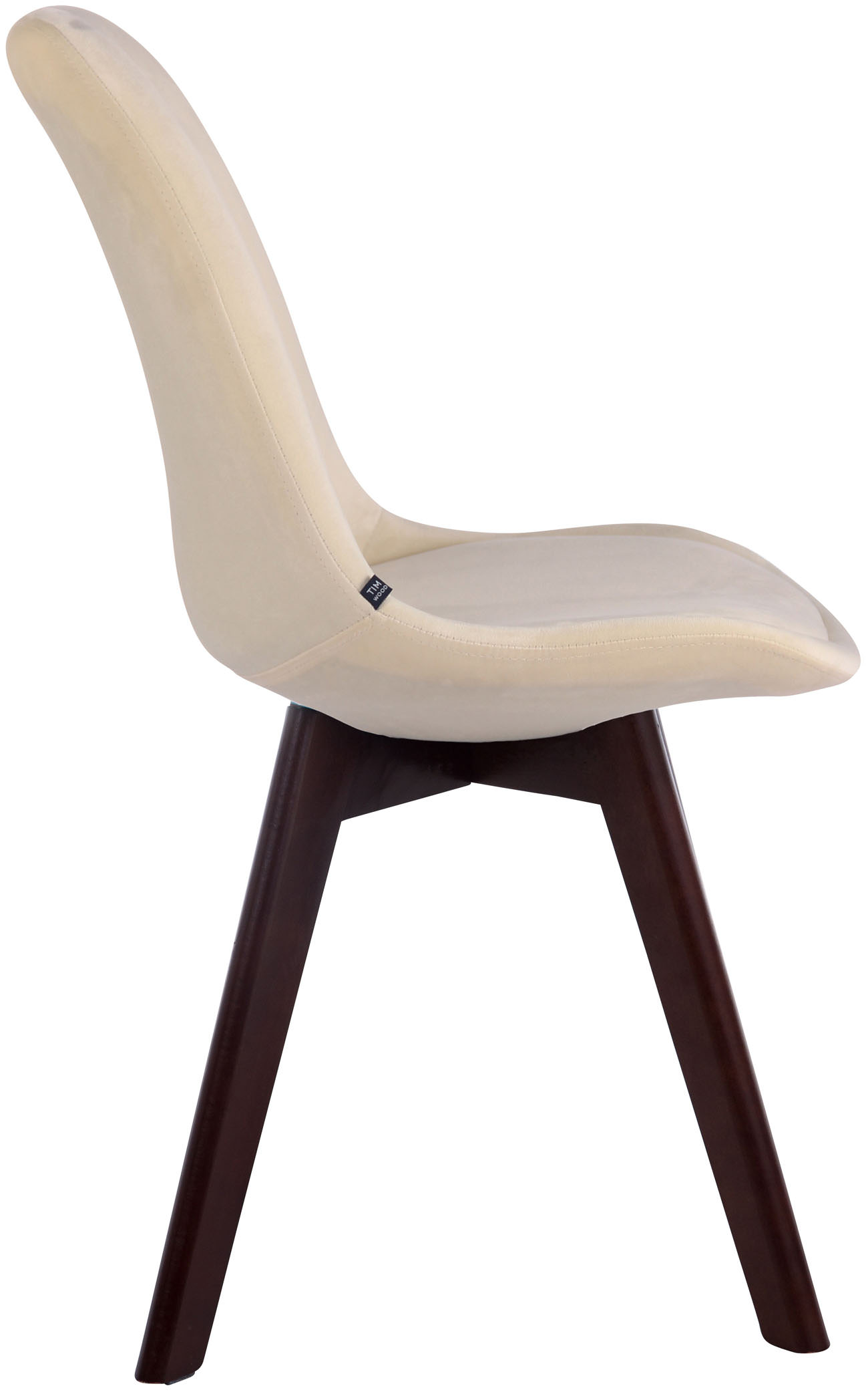 Set van 4 Eetkamerstoelen Borneo Fluweel