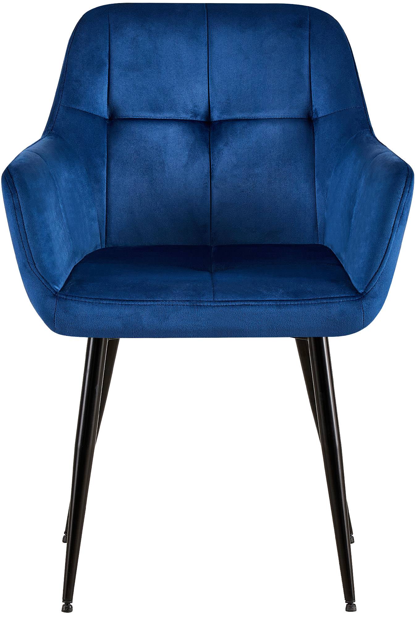 Set van 2 eetkamerstoelen Emia Velvet
