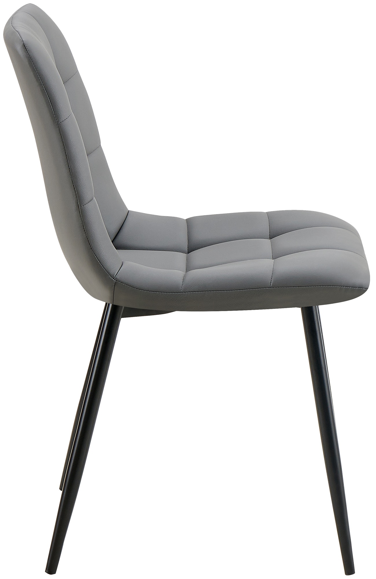 Set van 4 eetkamerstoelen Antibes kunstleer