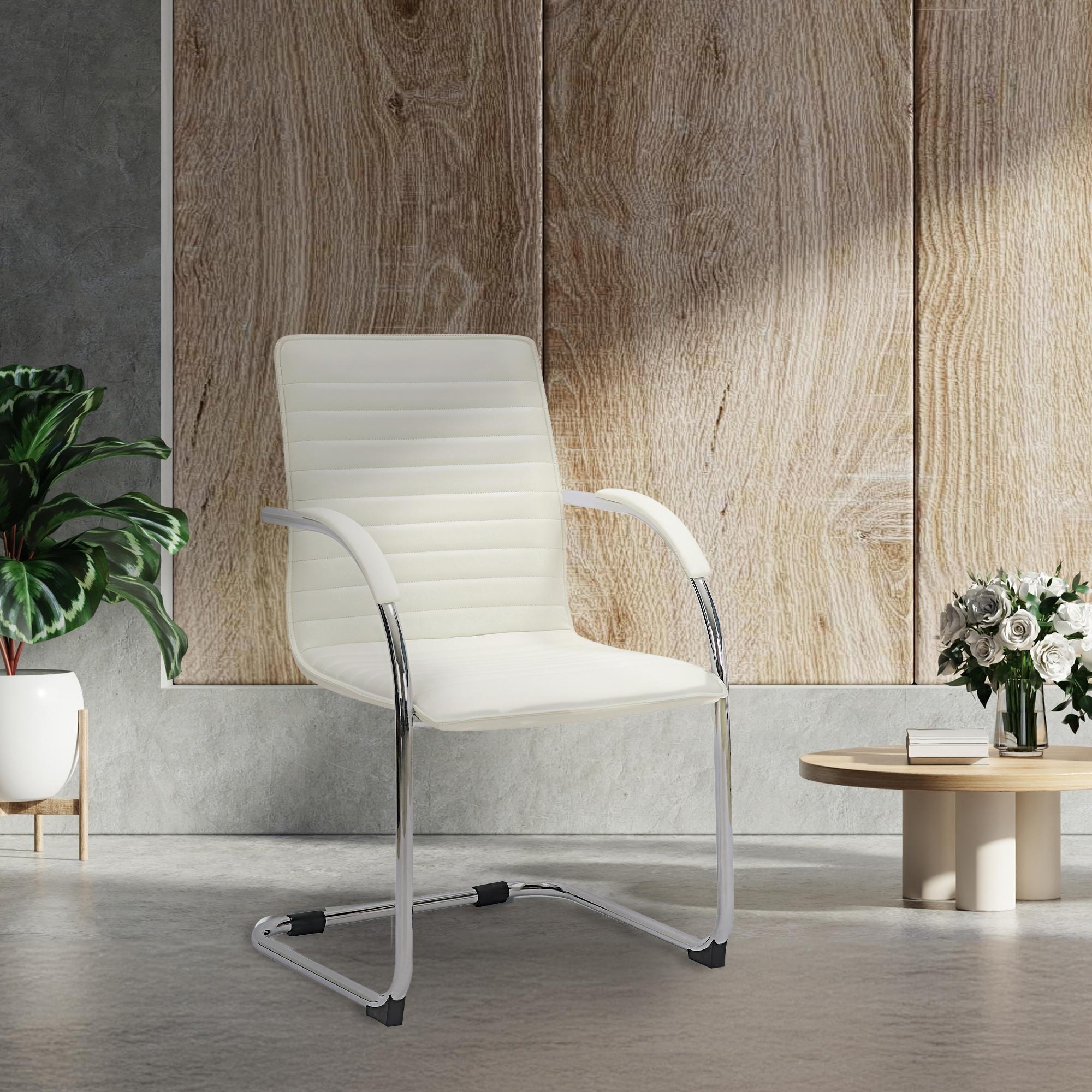 Set van 2 Eetkamerstoelen Tira kunstleer