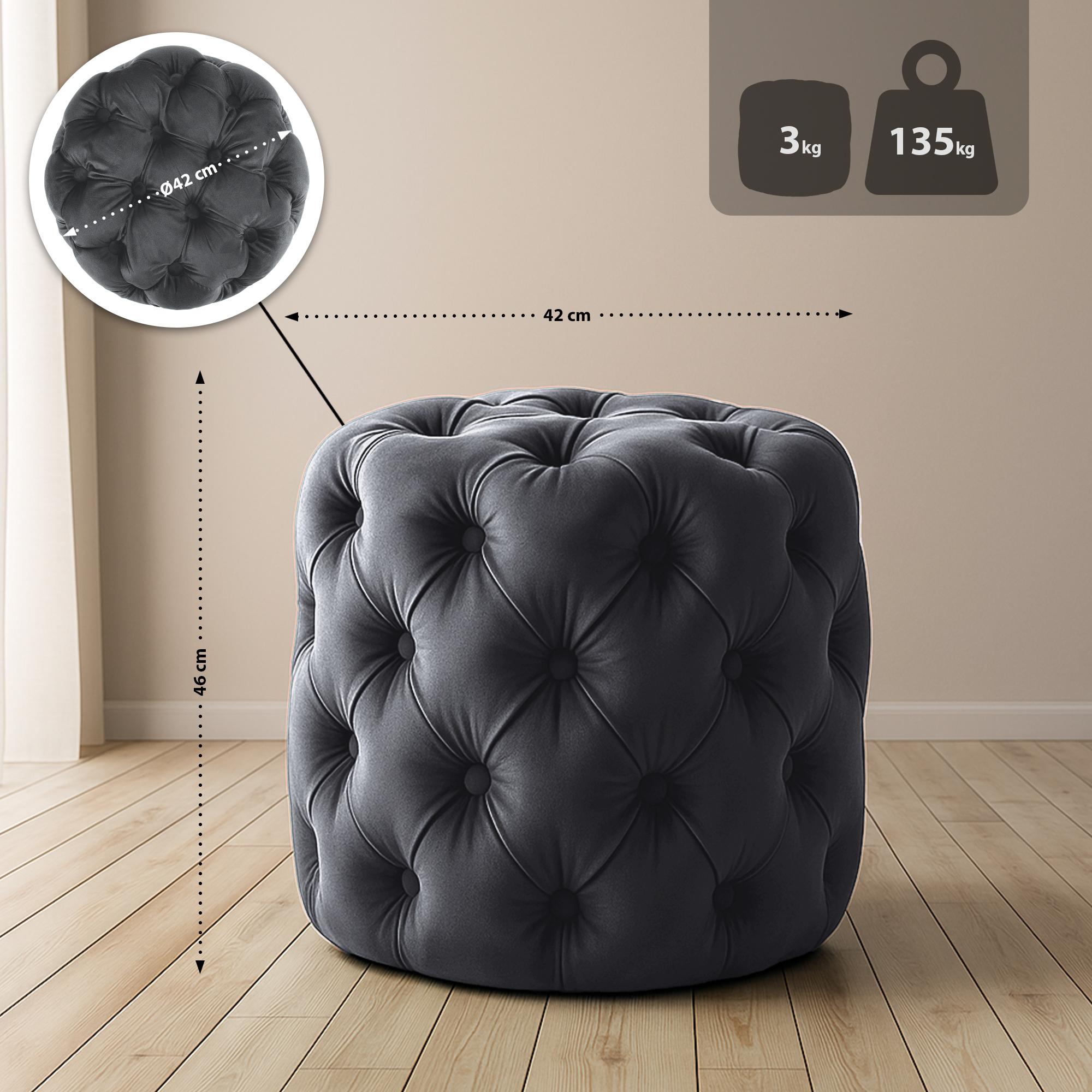 Hocker Drancy Fluweel