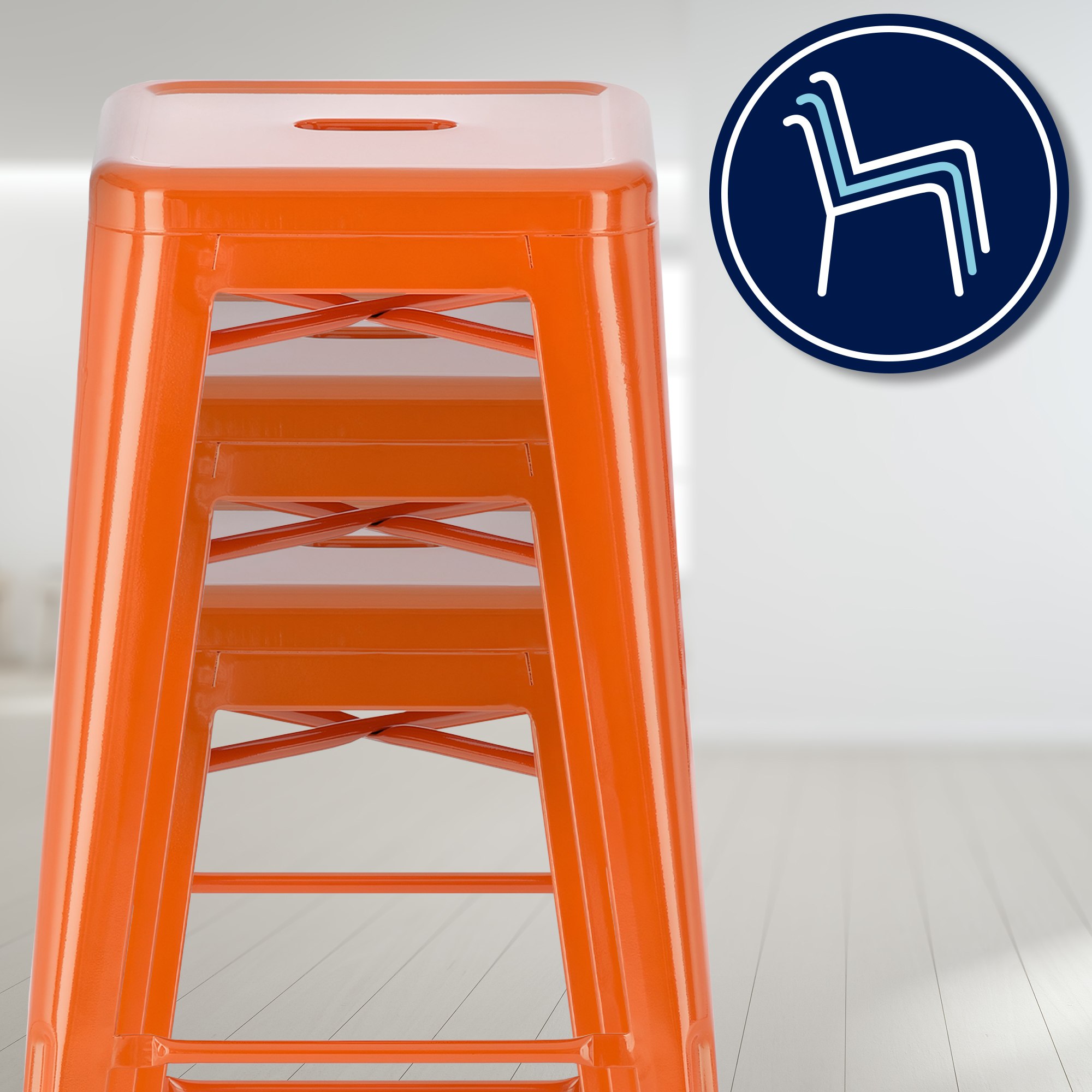 Set van 2 barkrukken Joshua