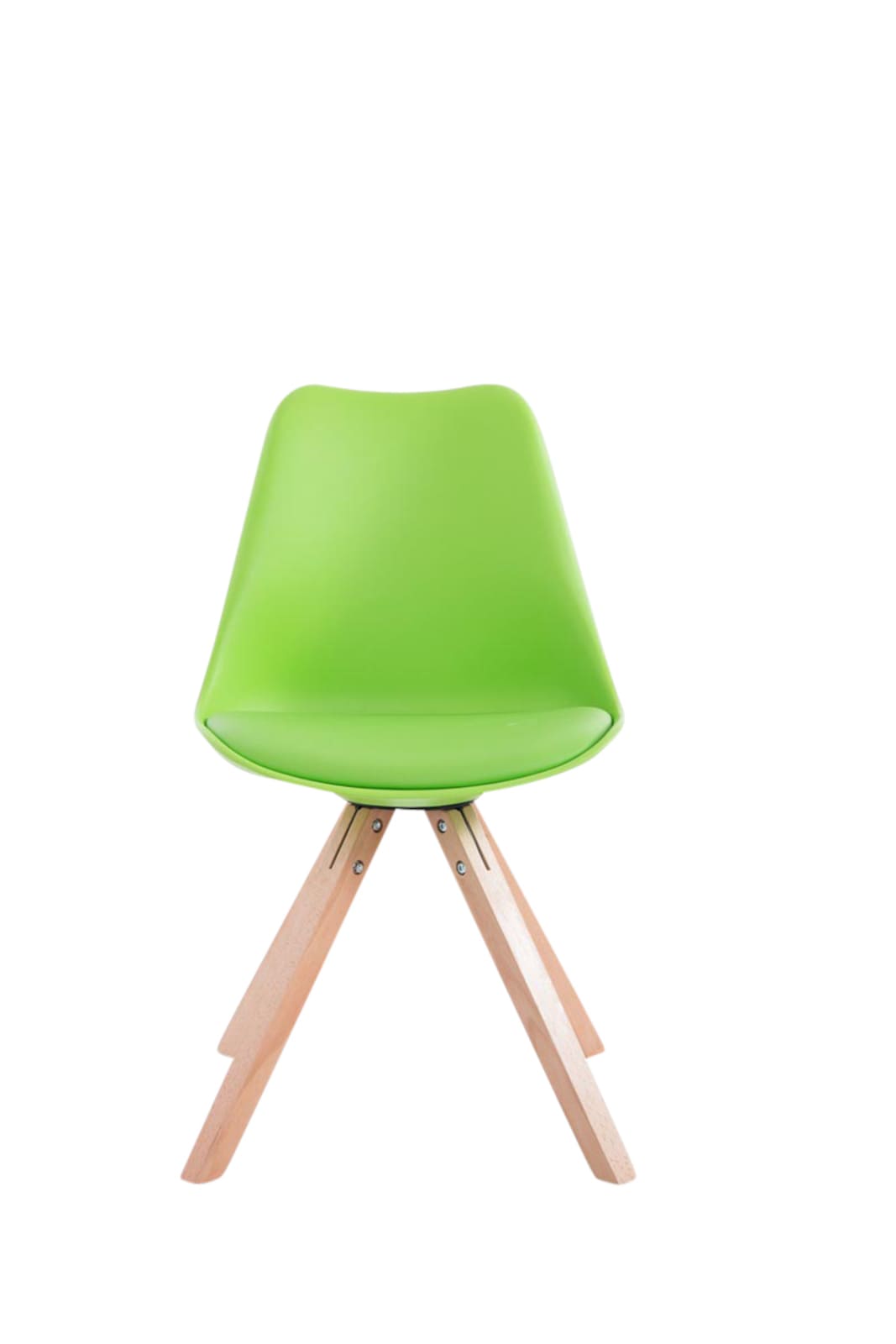 Set van 4 stoelen Toulouse - Vierkant - Kunstleer
