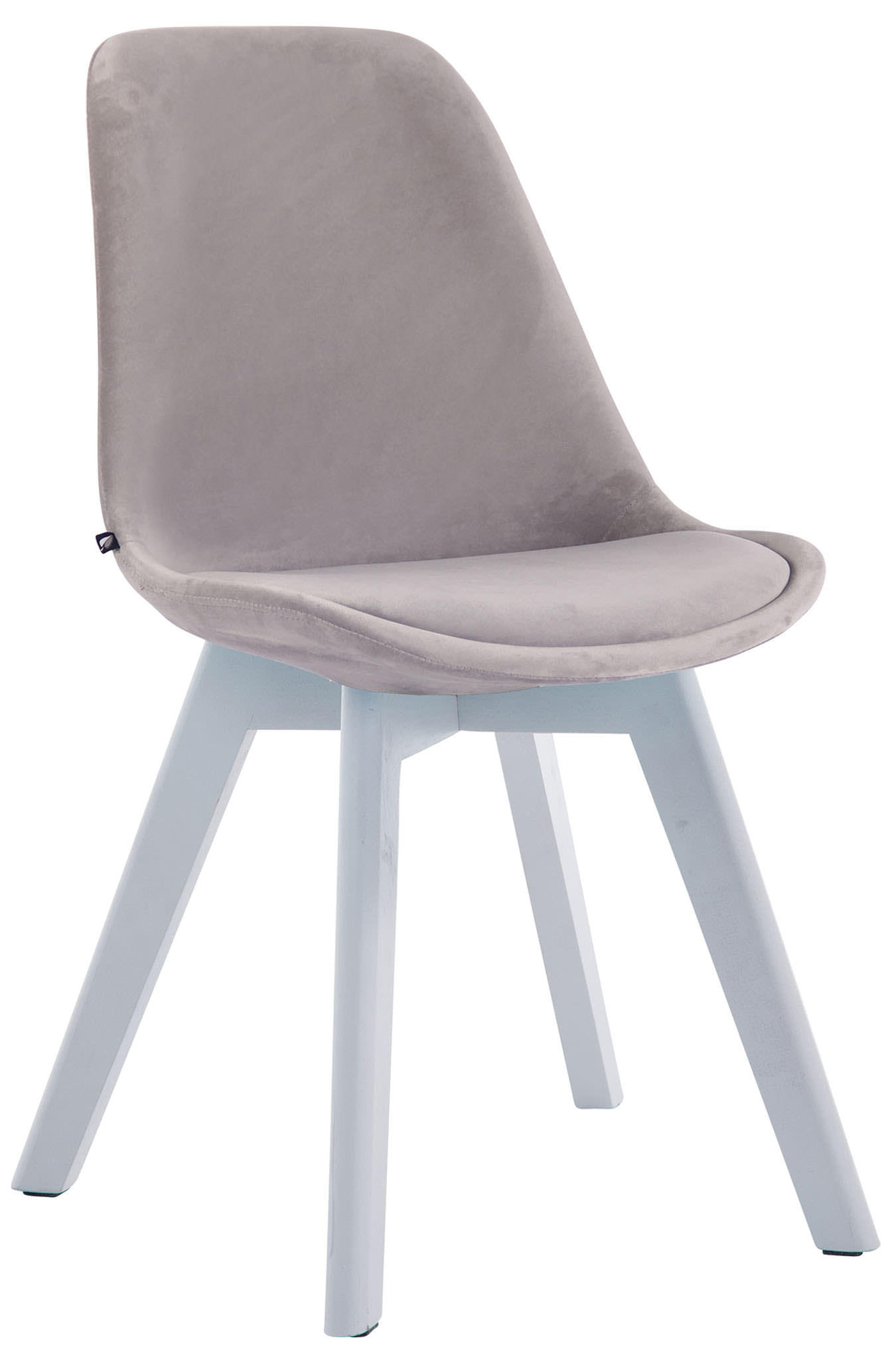 Set van 4 Eetkamerstoelen Borneo Fluweel