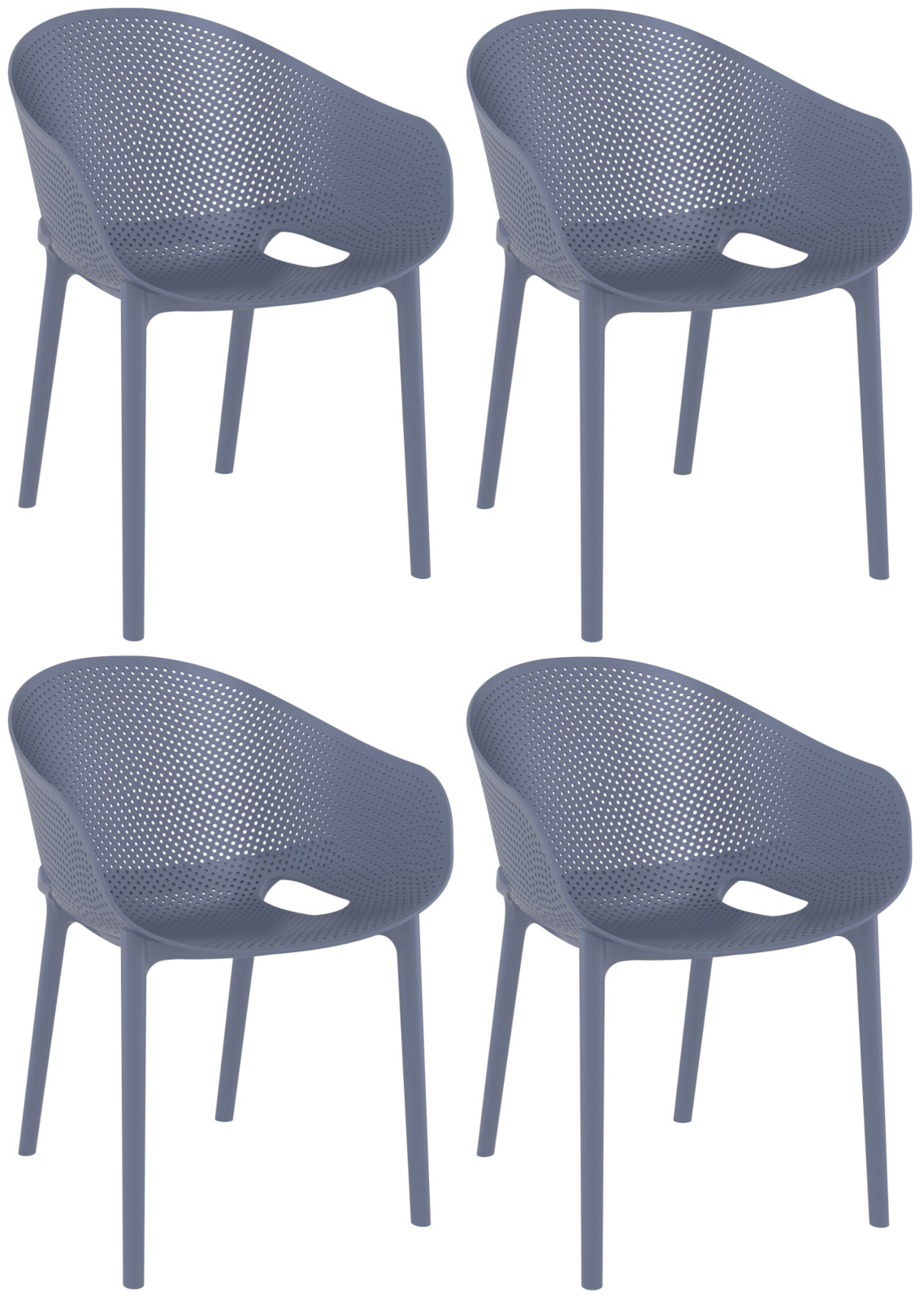 Set van 4 stoelen Sky Pro