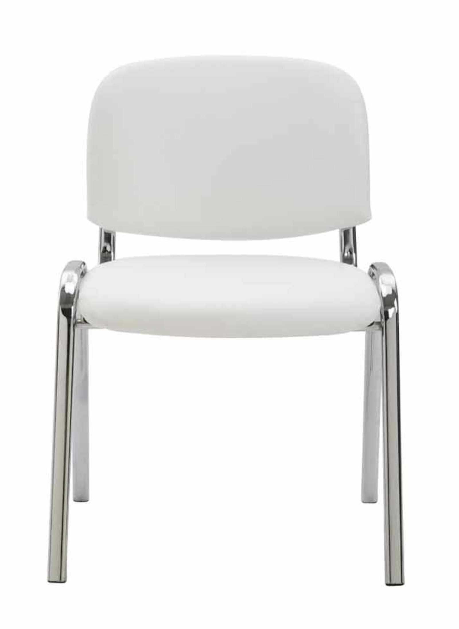 Set van 4 stoelen Ken Chroom Kunstleer