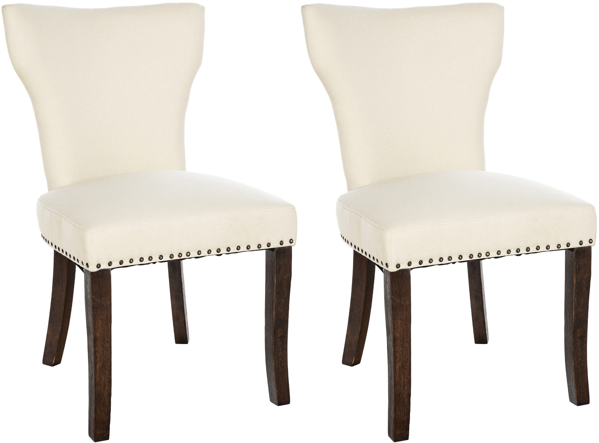 Set van 2 eetkamerstoelen Zadar stof