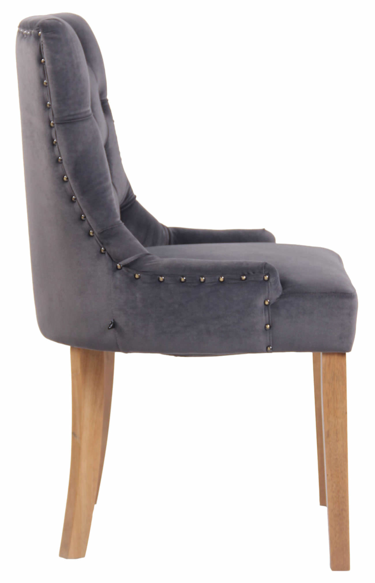 Set van 4 eetkamerstoelen Aberdeen Fluweel