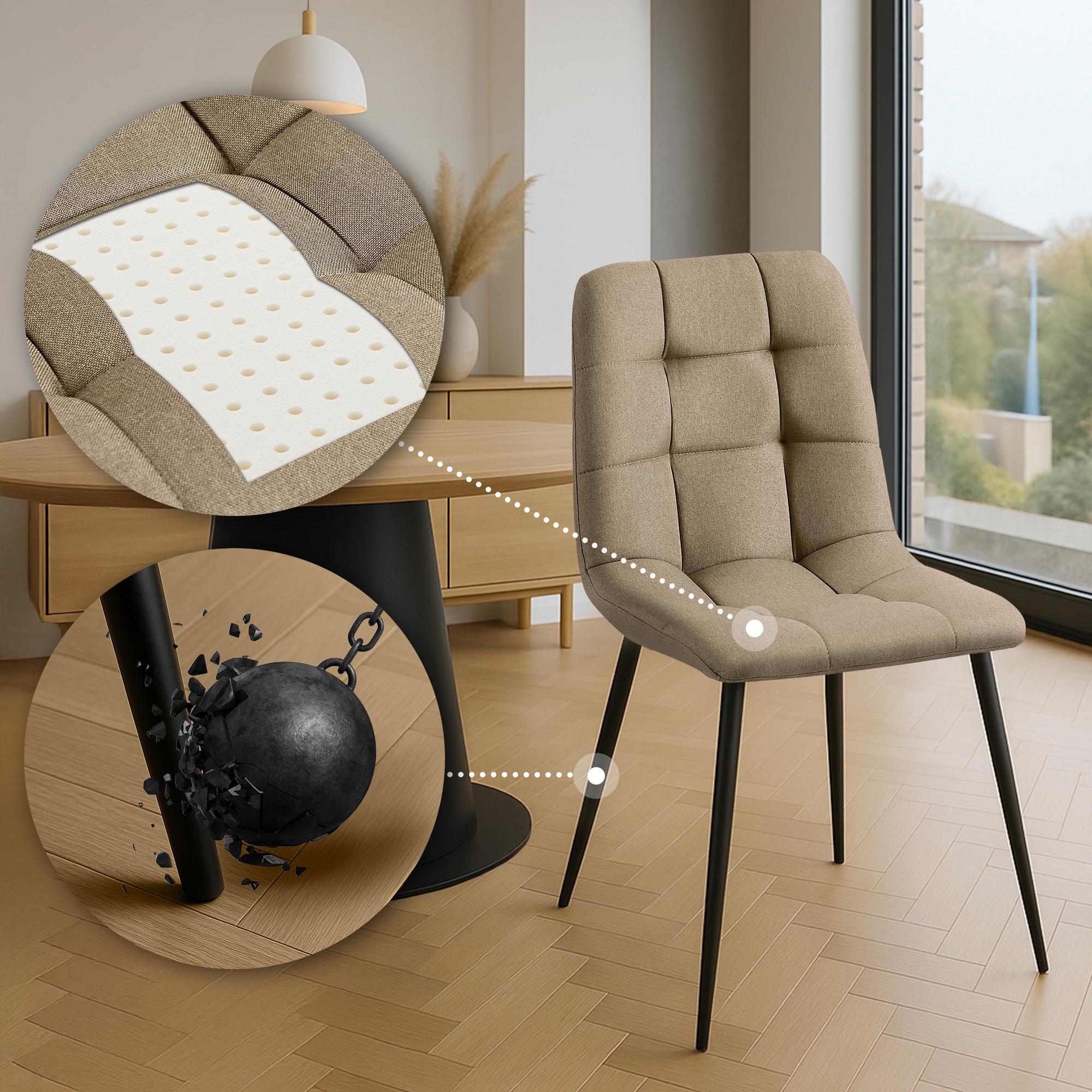 Set van 2 eetkamerstoelen Tilde