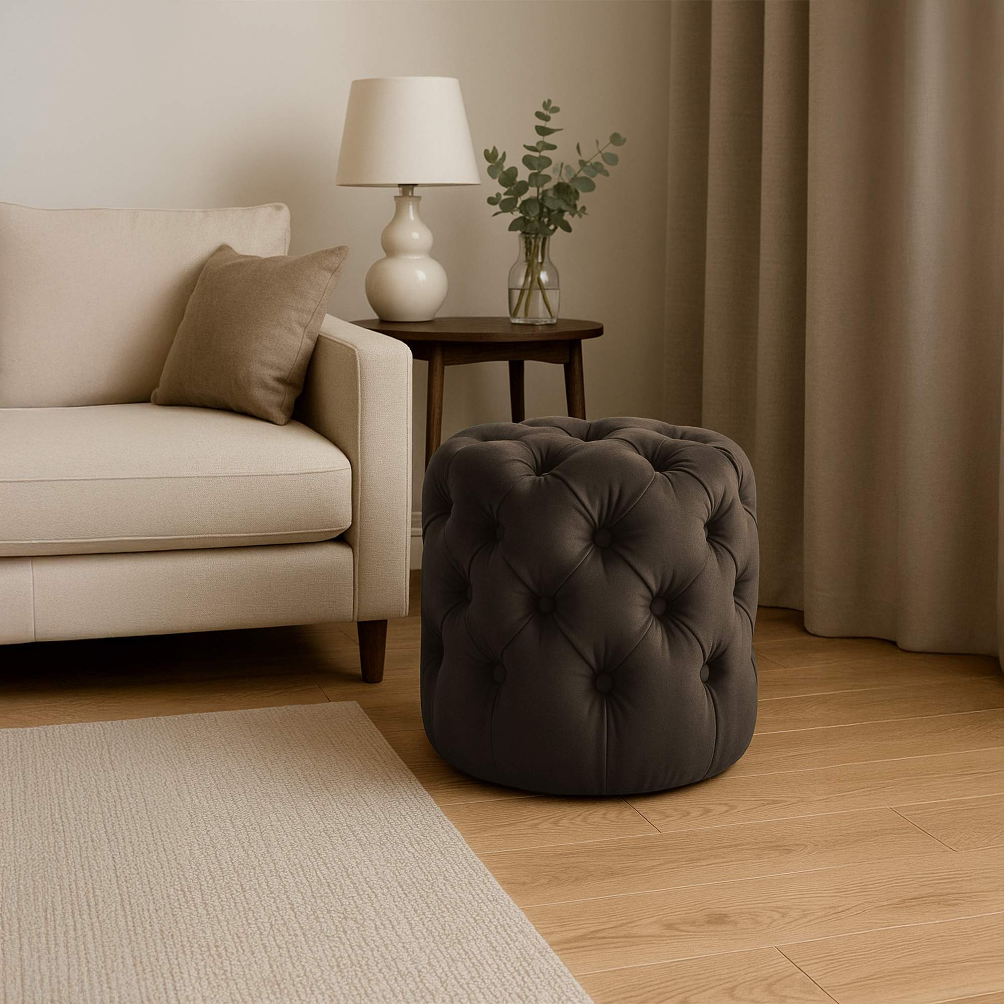 Hocker Drancy Fluweel