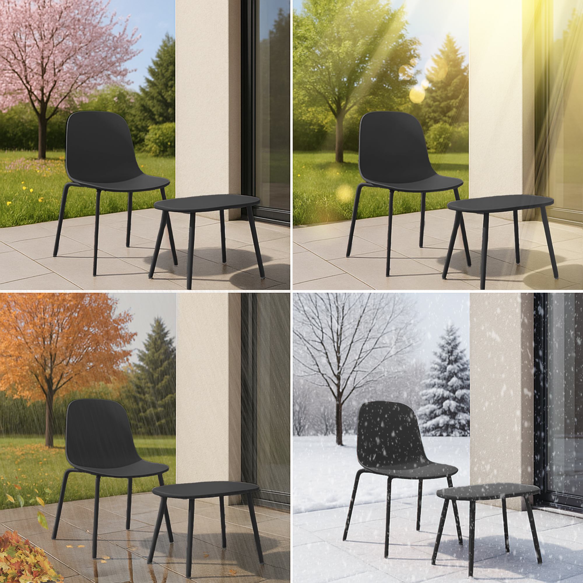 Tuinset Veldin 4-zits