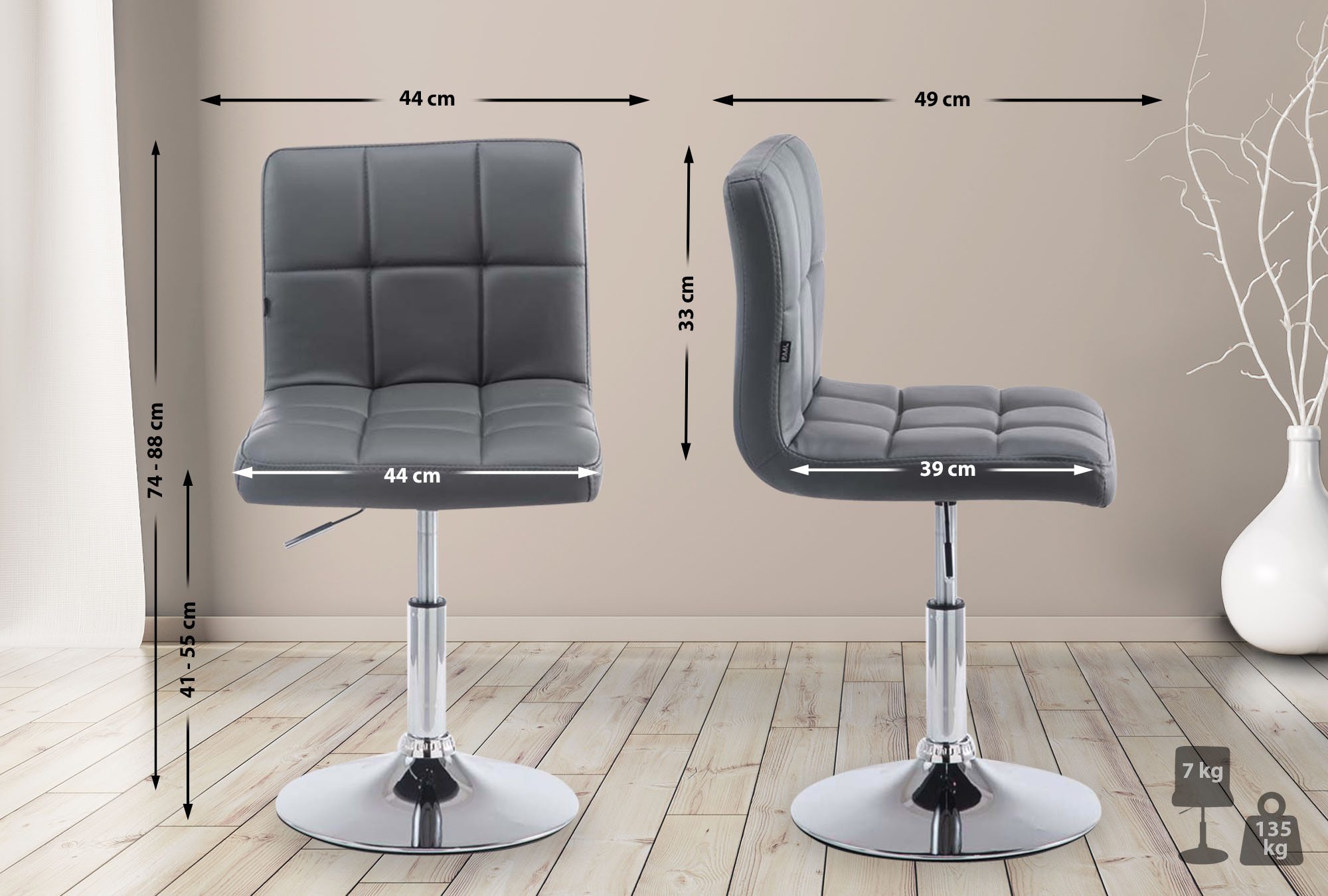 Lounger Palma Kunstleer