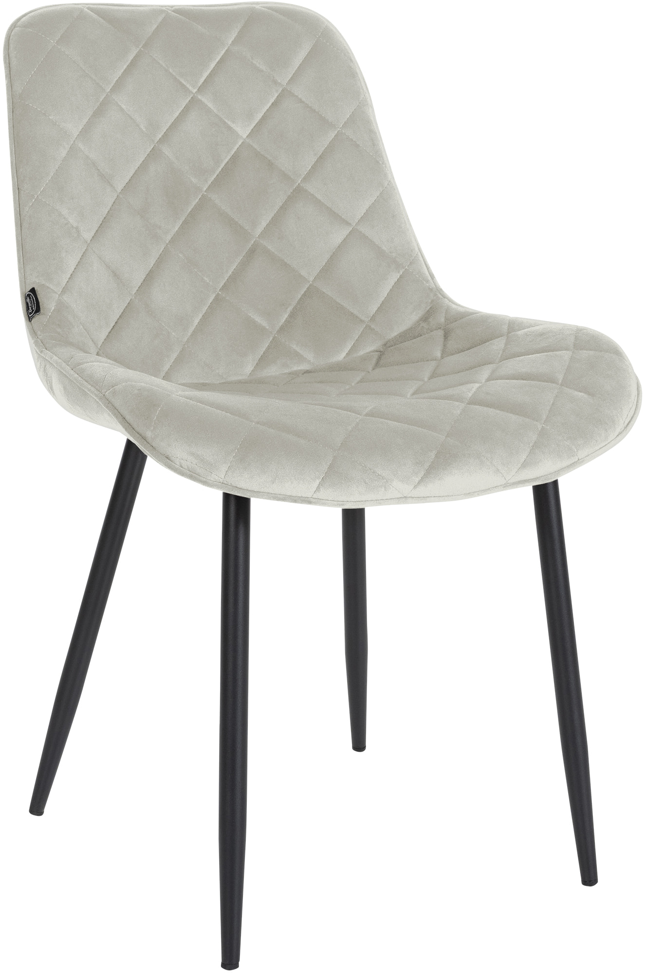 Set van 4 eetkamerstoelen Springs Fluweel