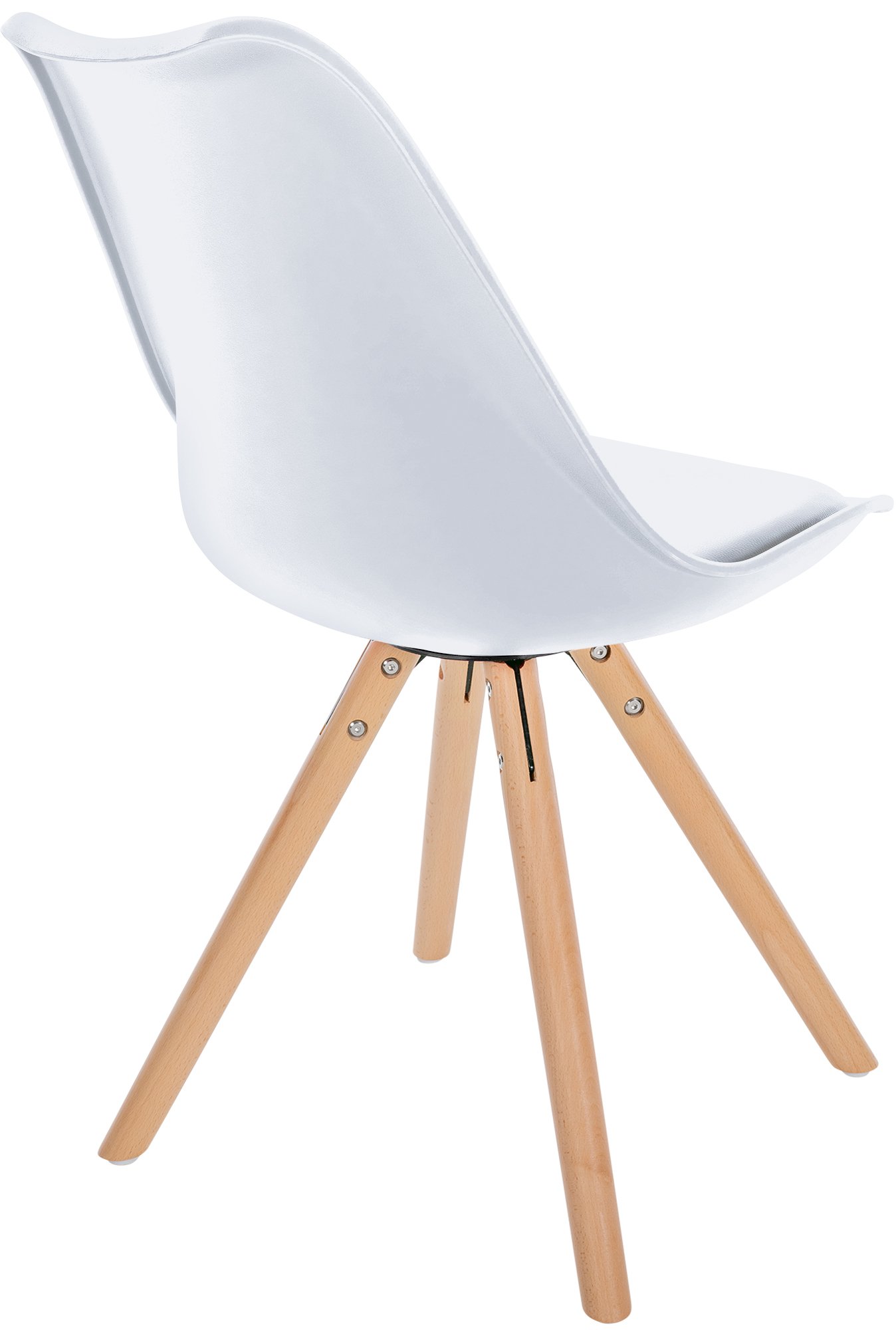 Set van 4 Eetkamerstoelen Sofia Kunststof