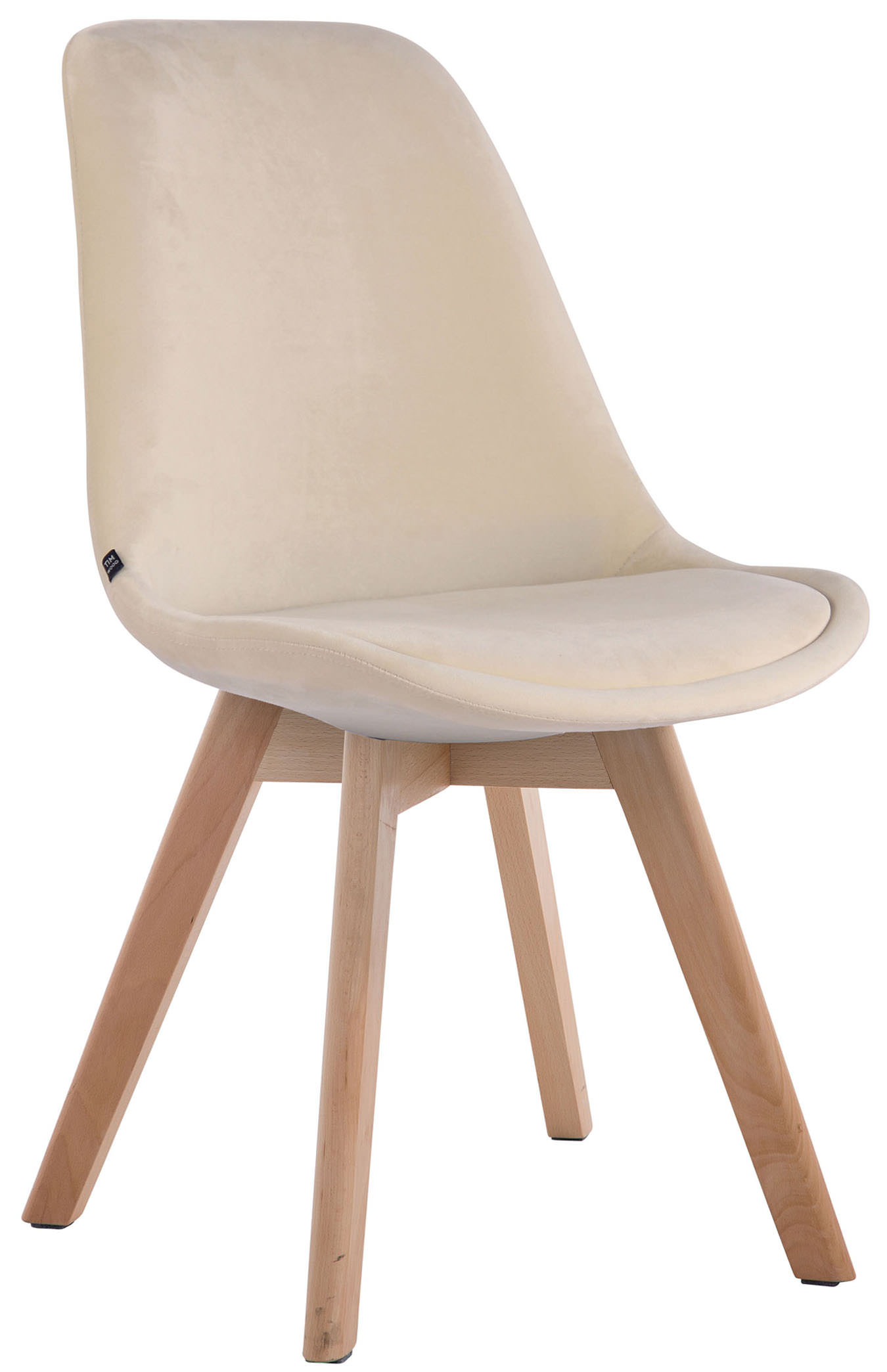 Set van 4 Eetkamerstoelen Borneo Fluweel