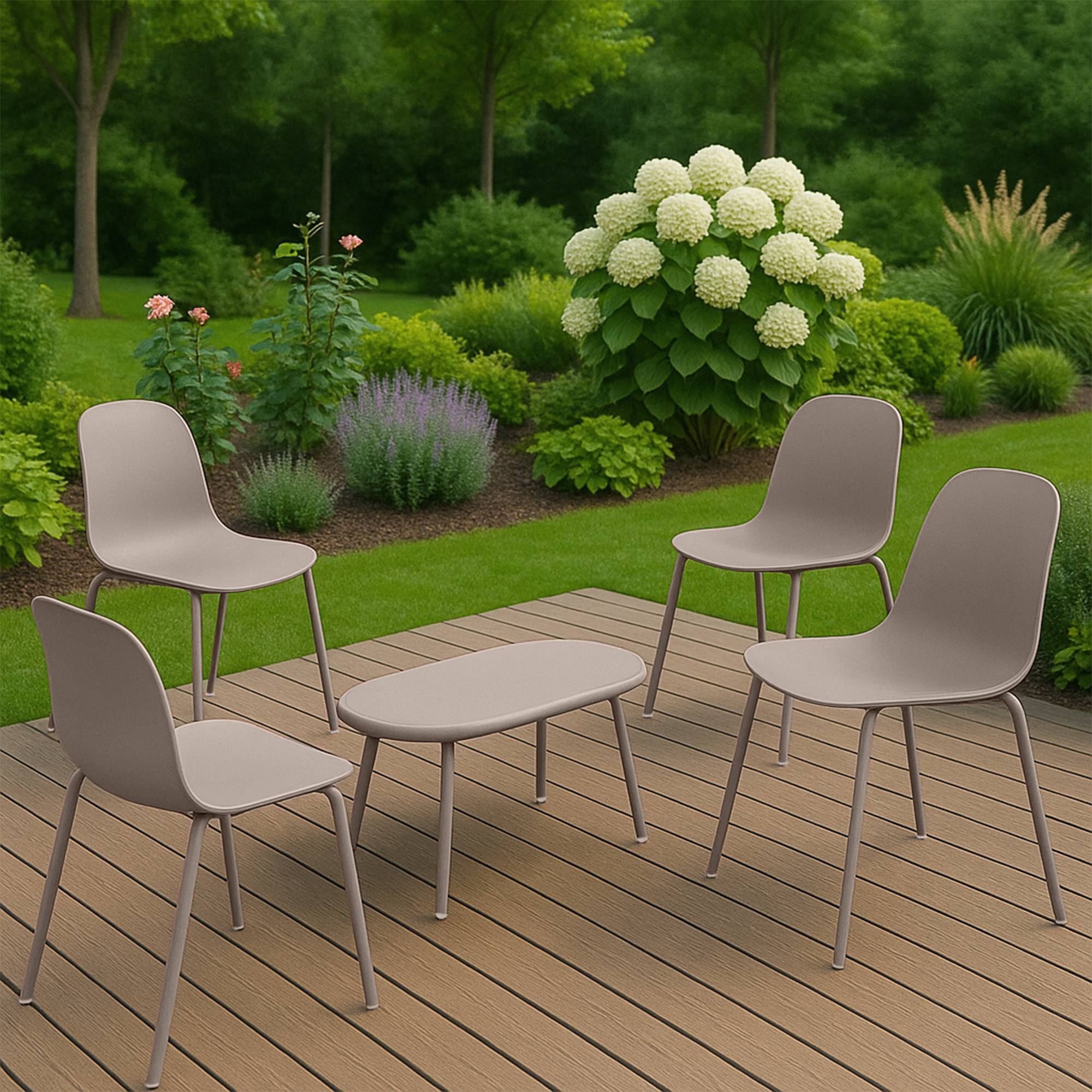 Tuinset Veldin 4-zits