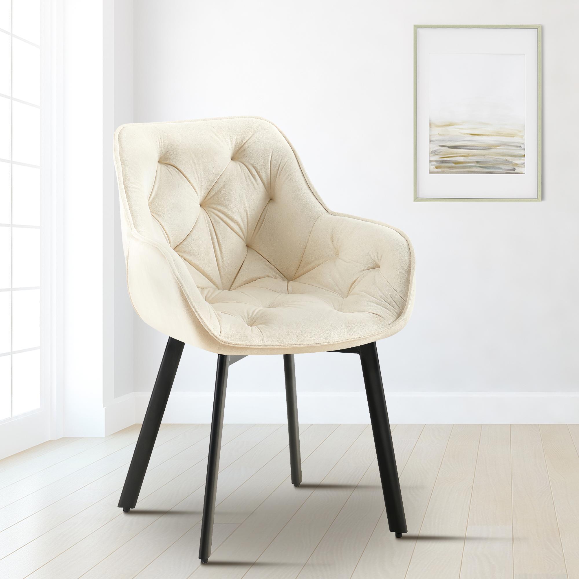 Set van 2 eetkamerstoelen Antigo Fluweel