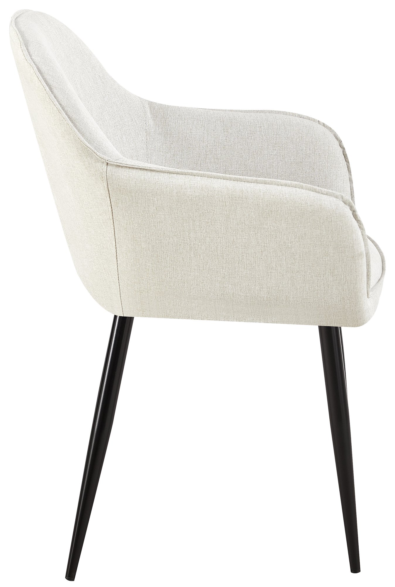 Set van 2 Eetkamerstoelen Boise Stof