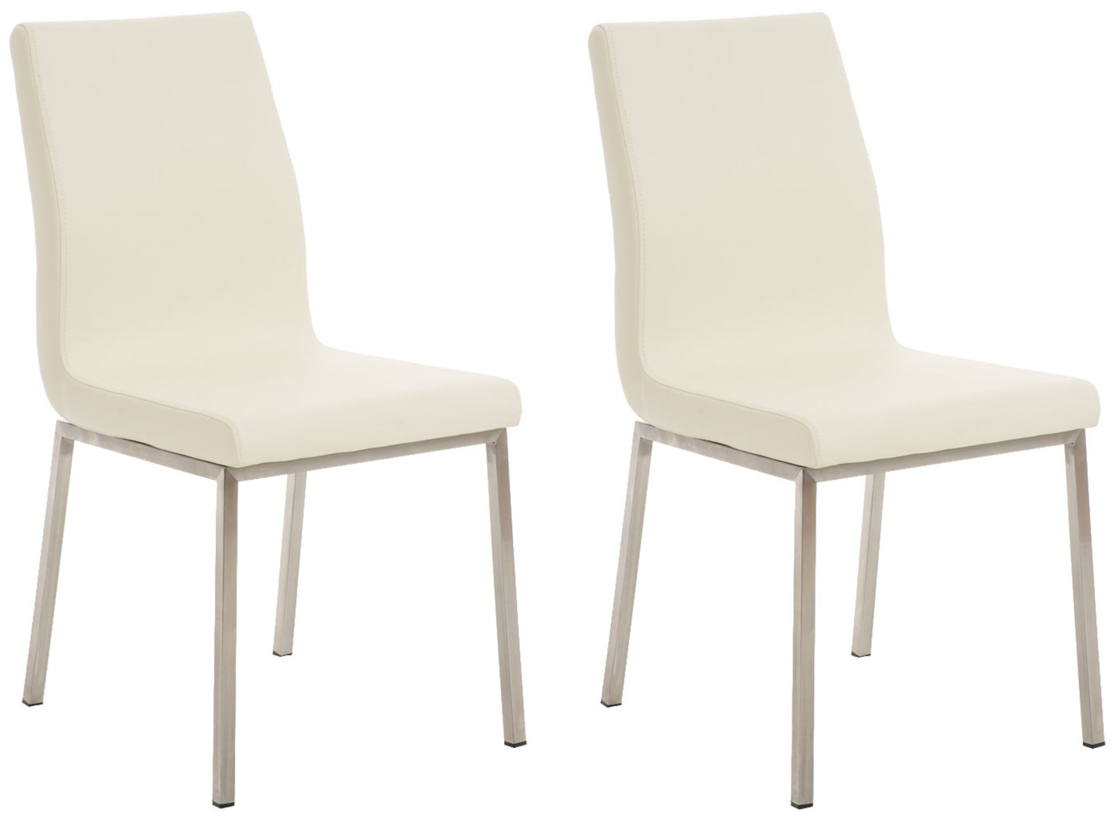 Set van 2 eetkamerstoelen Colmar - Kunstlkeer