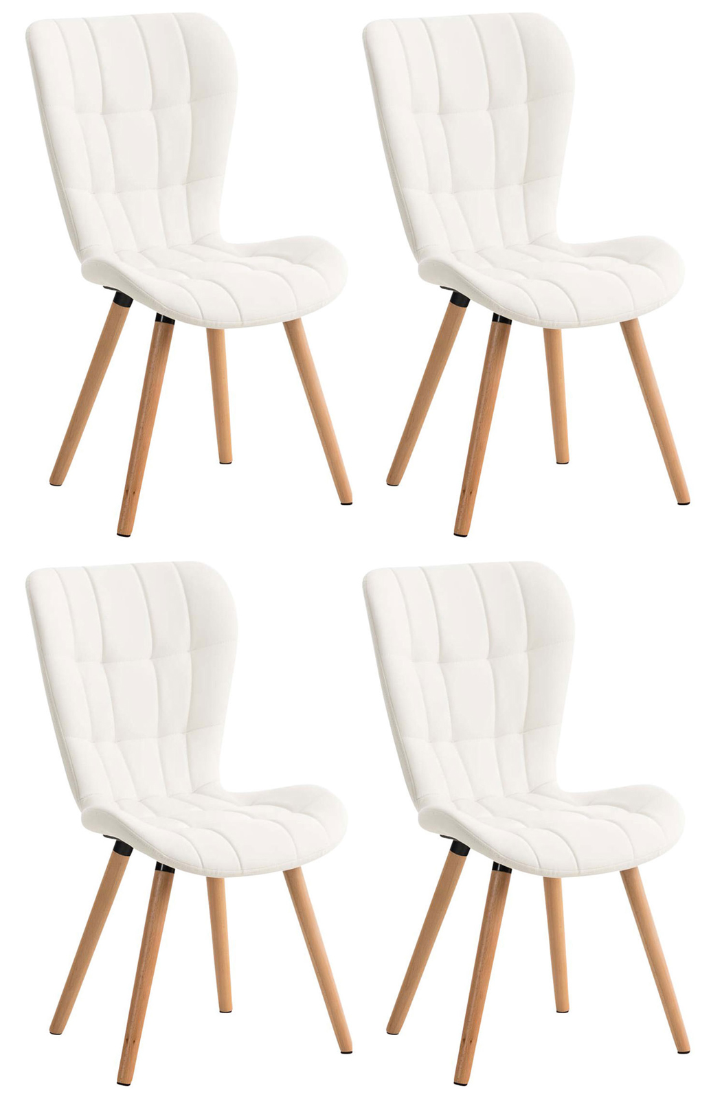 Set van 4 eetkamerstoelen Elda