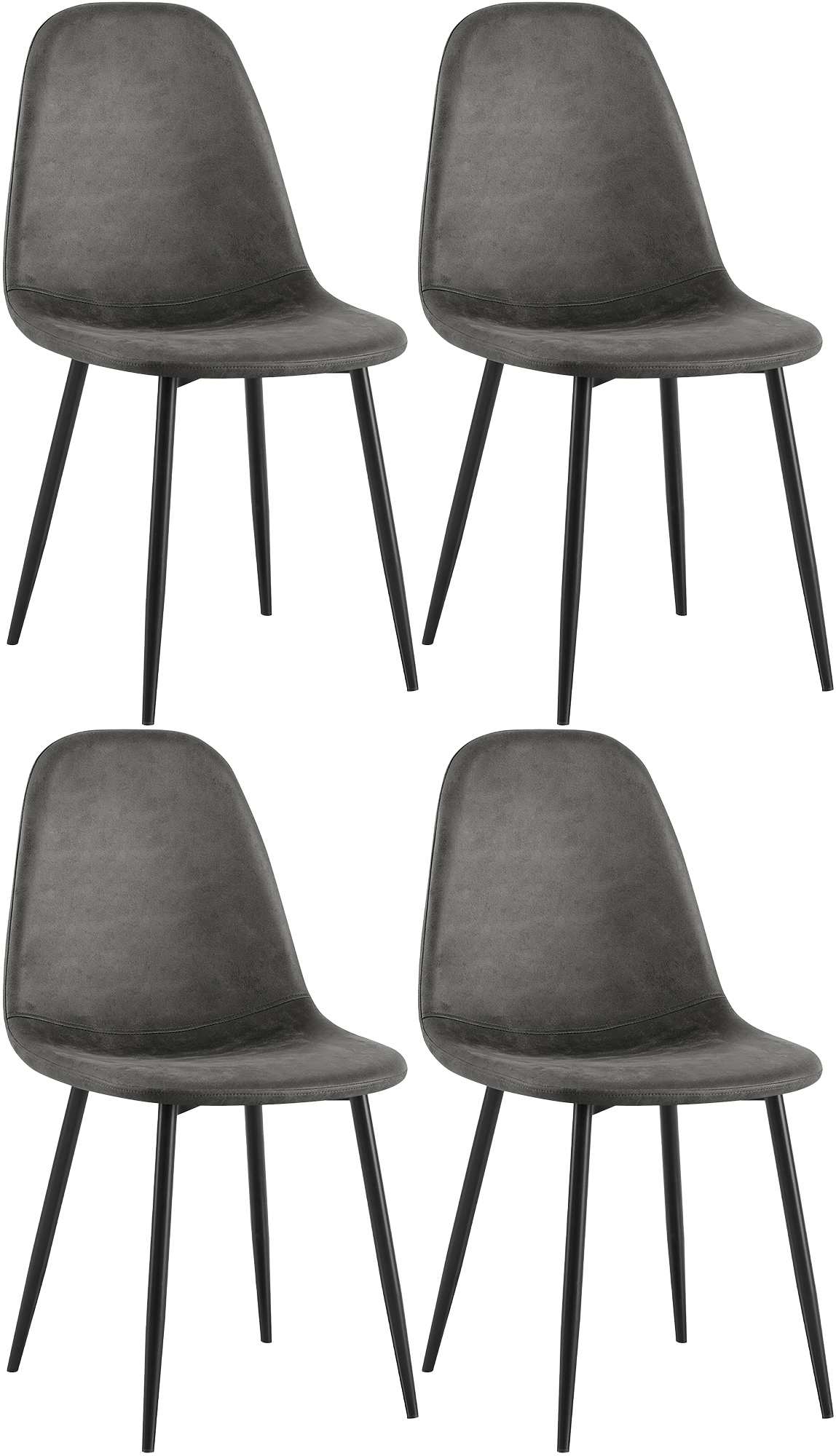 4-delige set eetkamerstoelen Napier