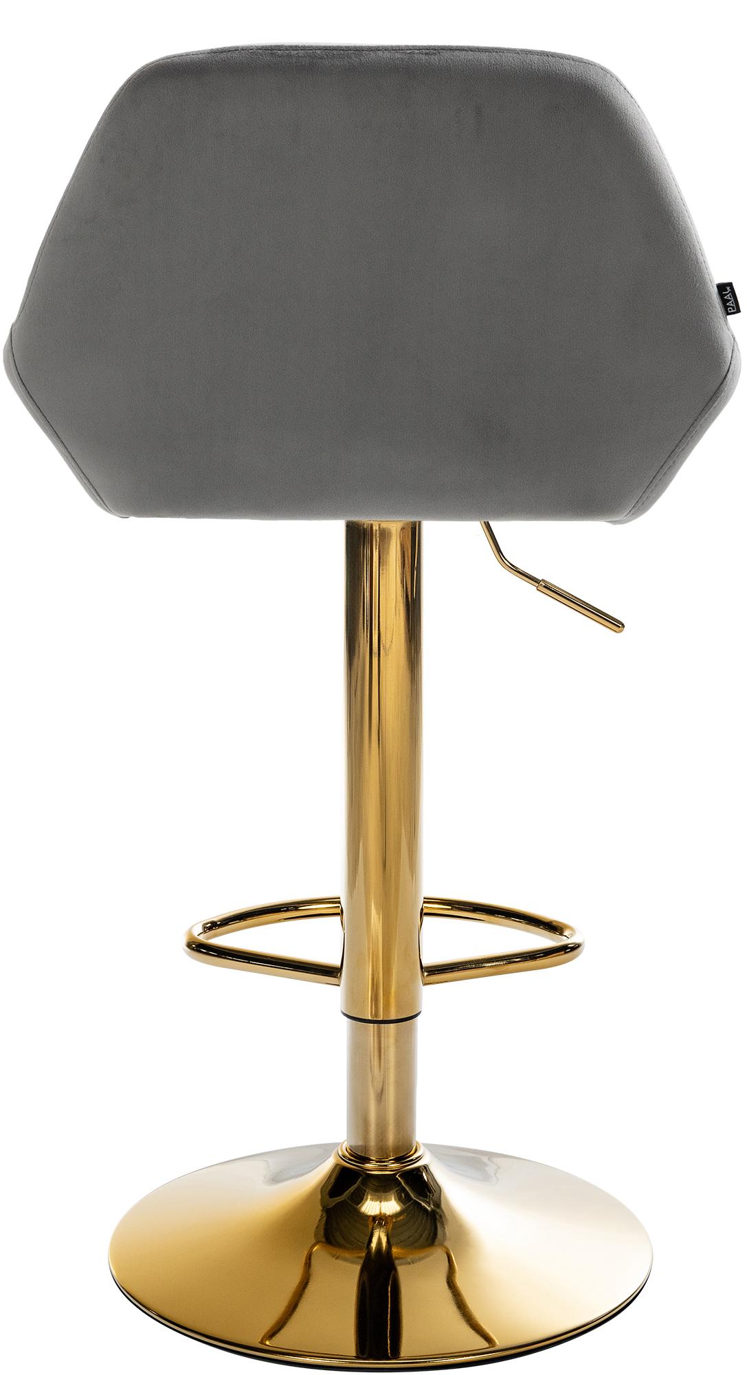 Barkruk Braga goud fluweel