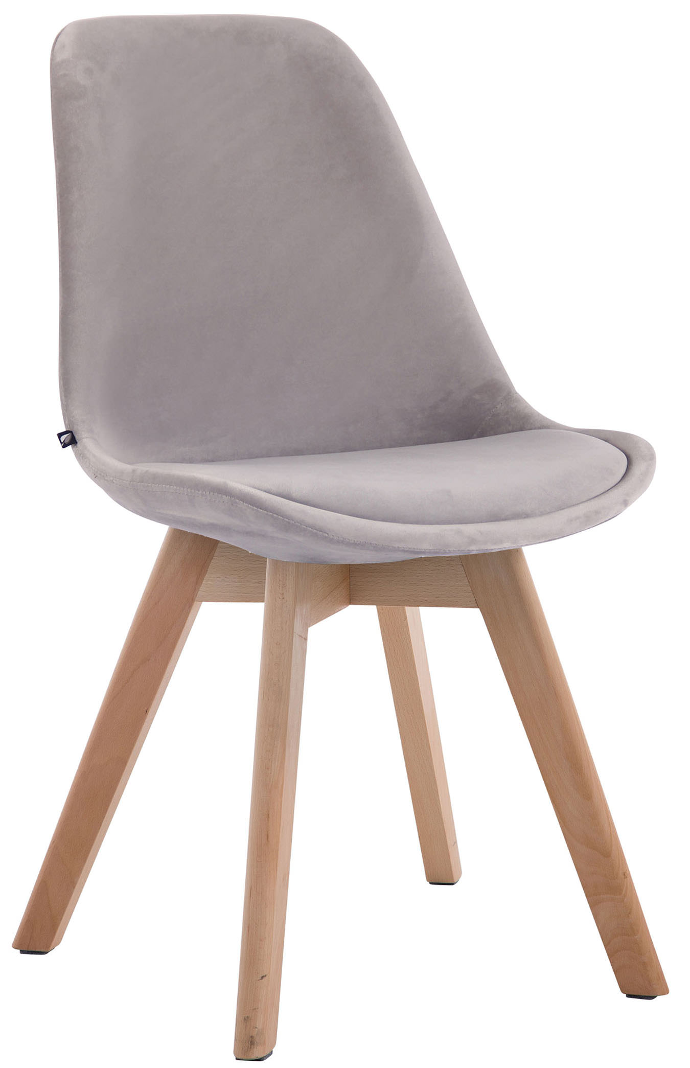 Set van 4 Eetkamerstoelen Borneo Fluweel