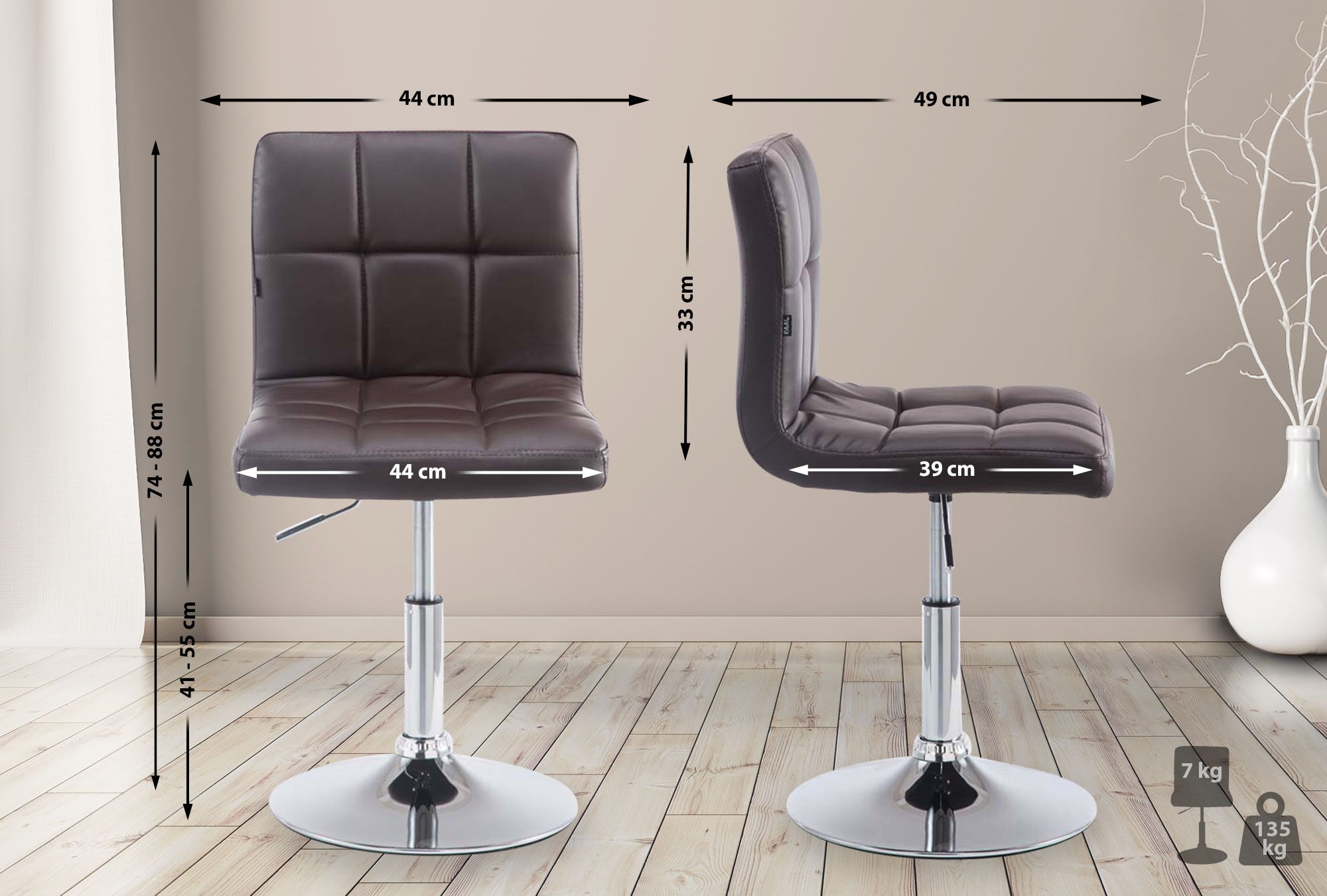 Lounger Palma Kunstleer
