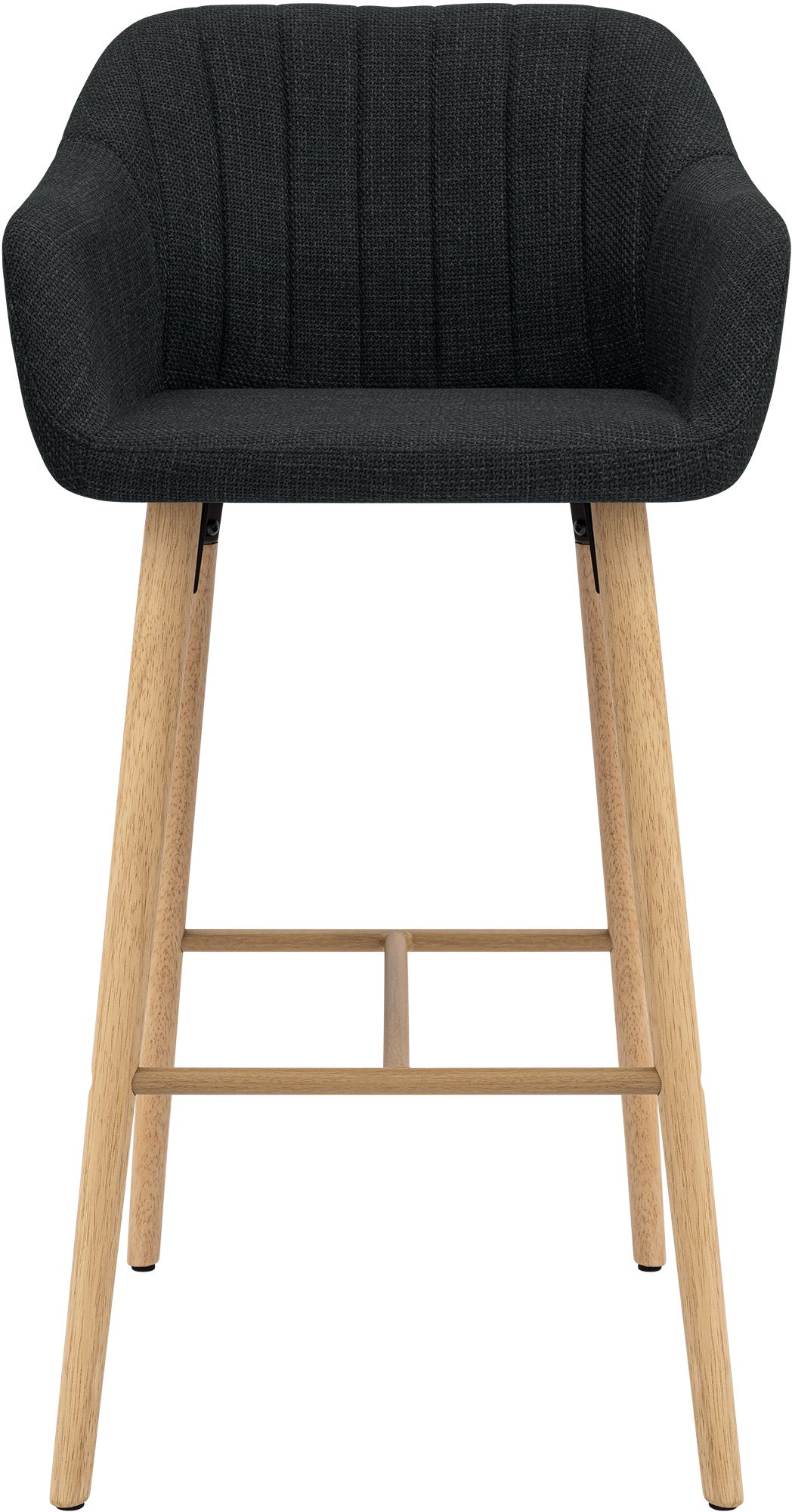 Barkruk Ando stof: modern design, comfortabel zitvlak, stabiel frame, ideaal voor keuken of bar