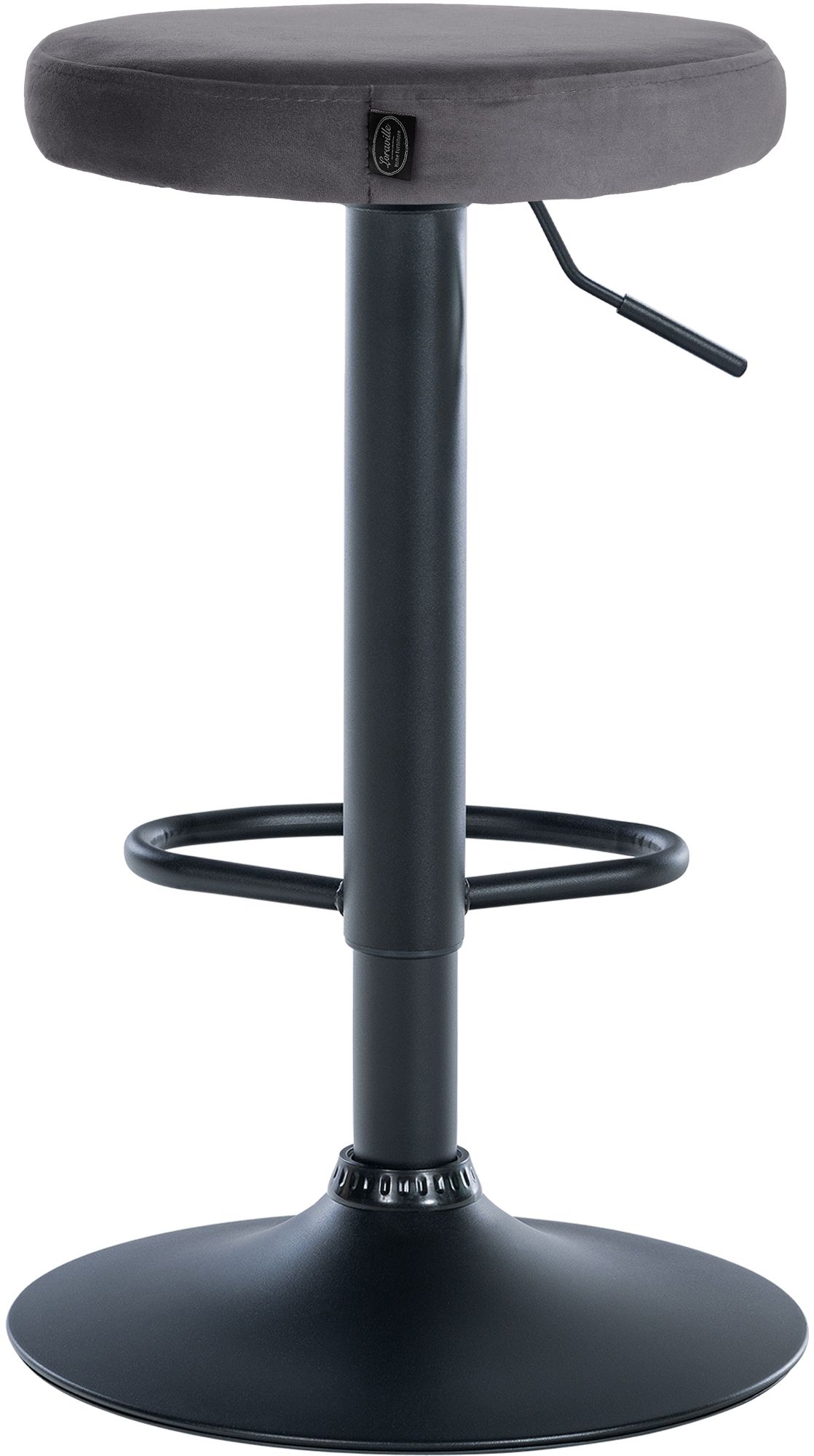 Set van 2 barkrukken Ponte fluweel