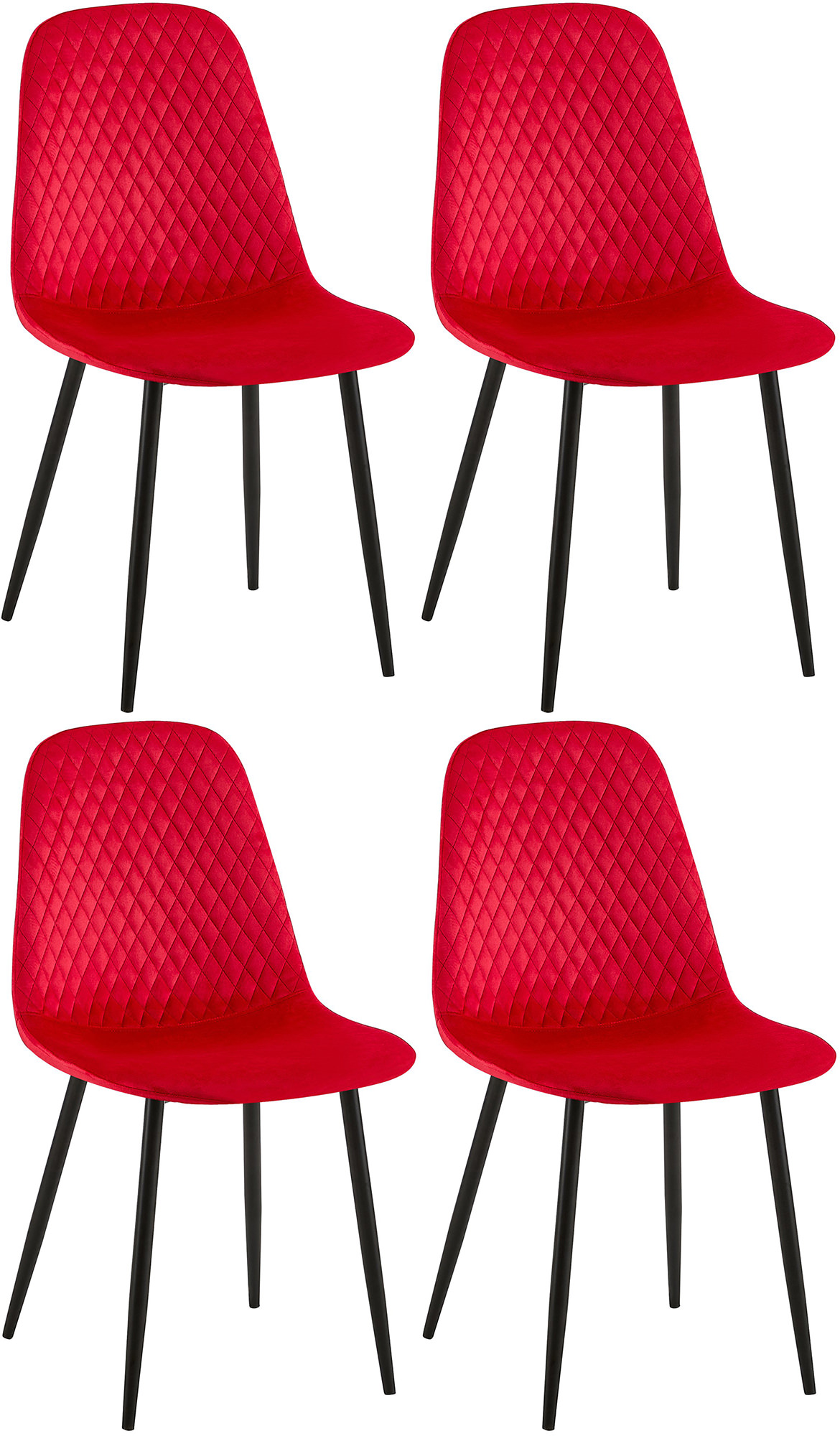 Set van 4 eetkamerstoelen Giverny