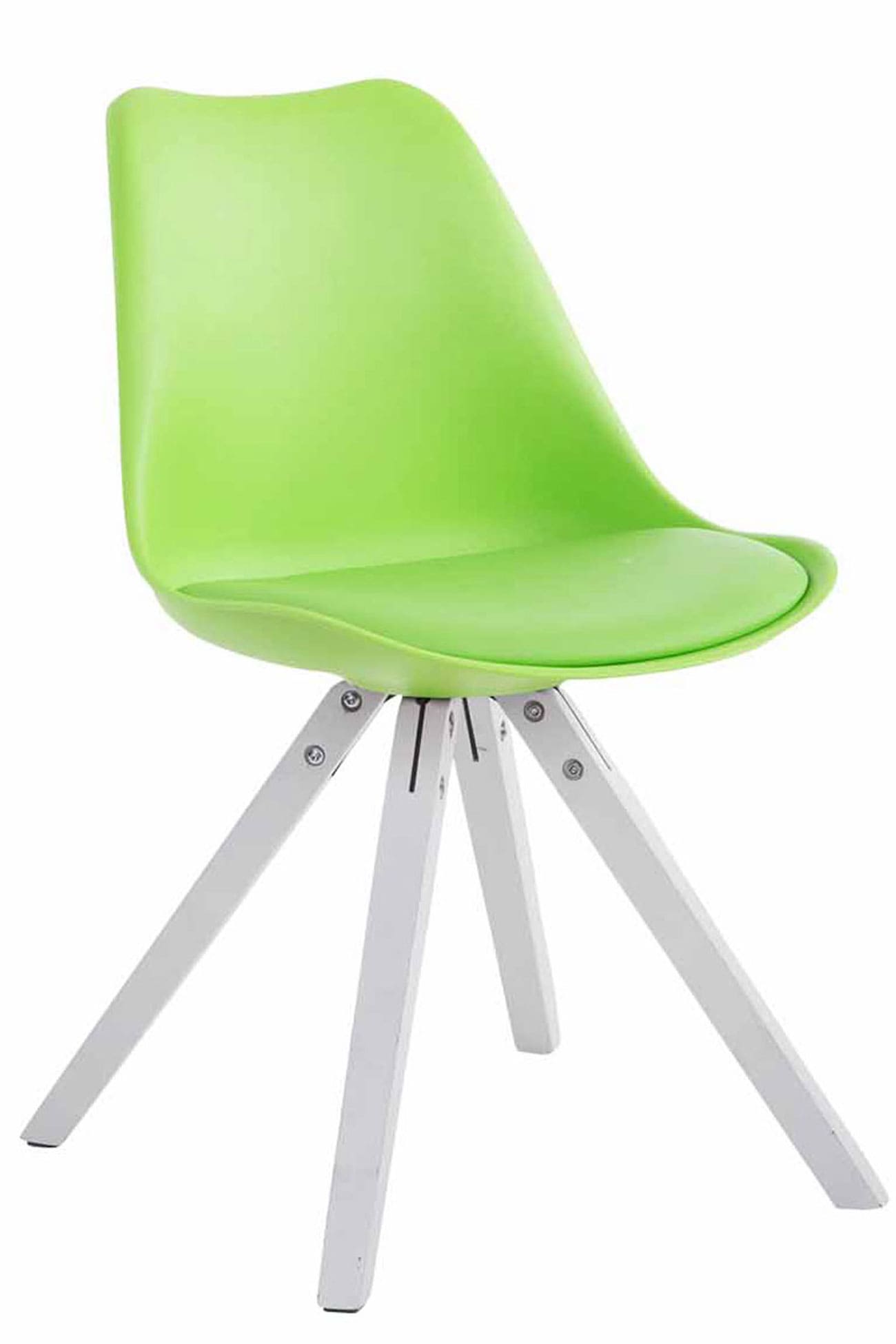 Set van 4 stoelen Toulouse - Vierkant - Kunstleer