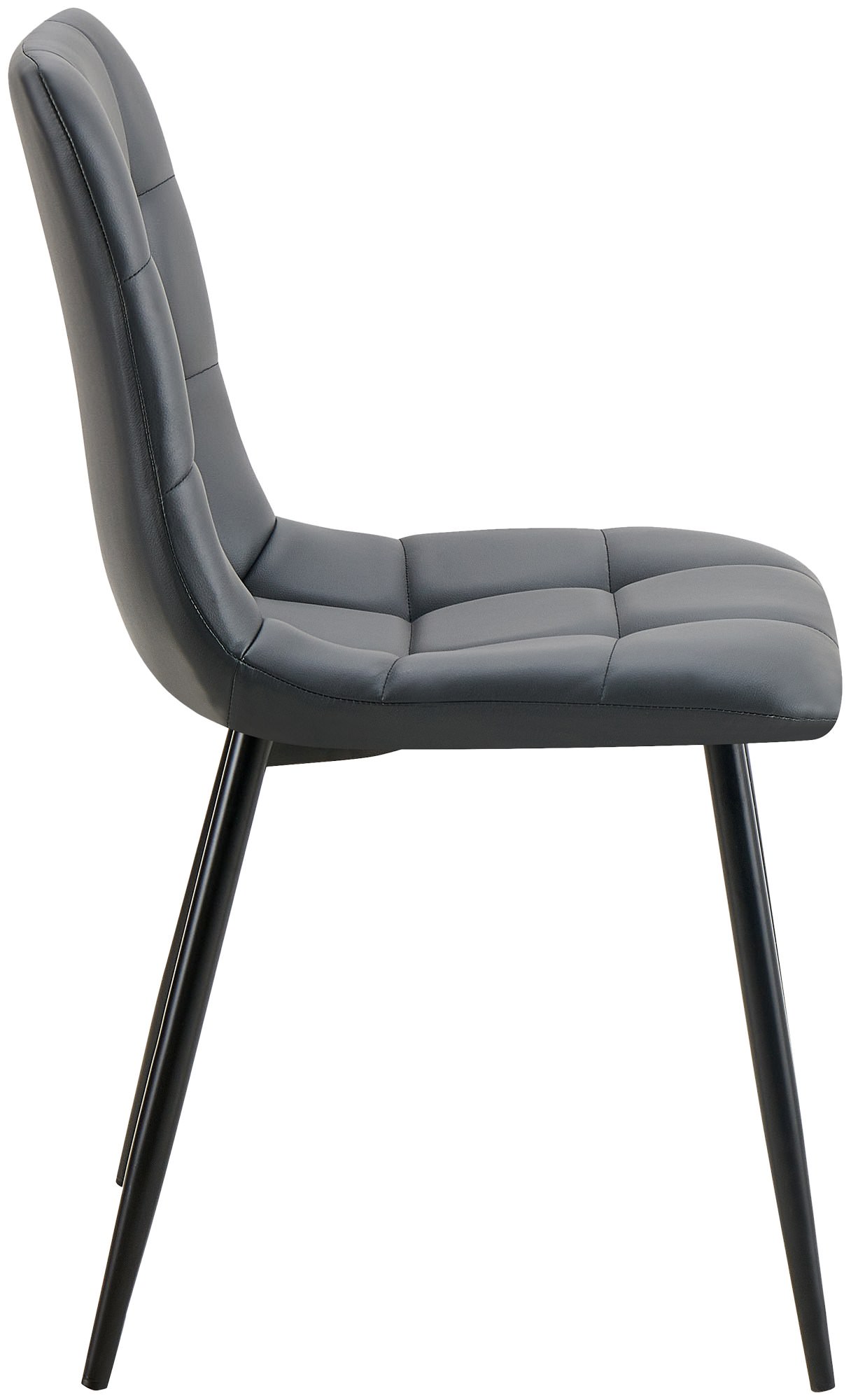 Set van 4 eetkamerstoelen Antibes kunstleer