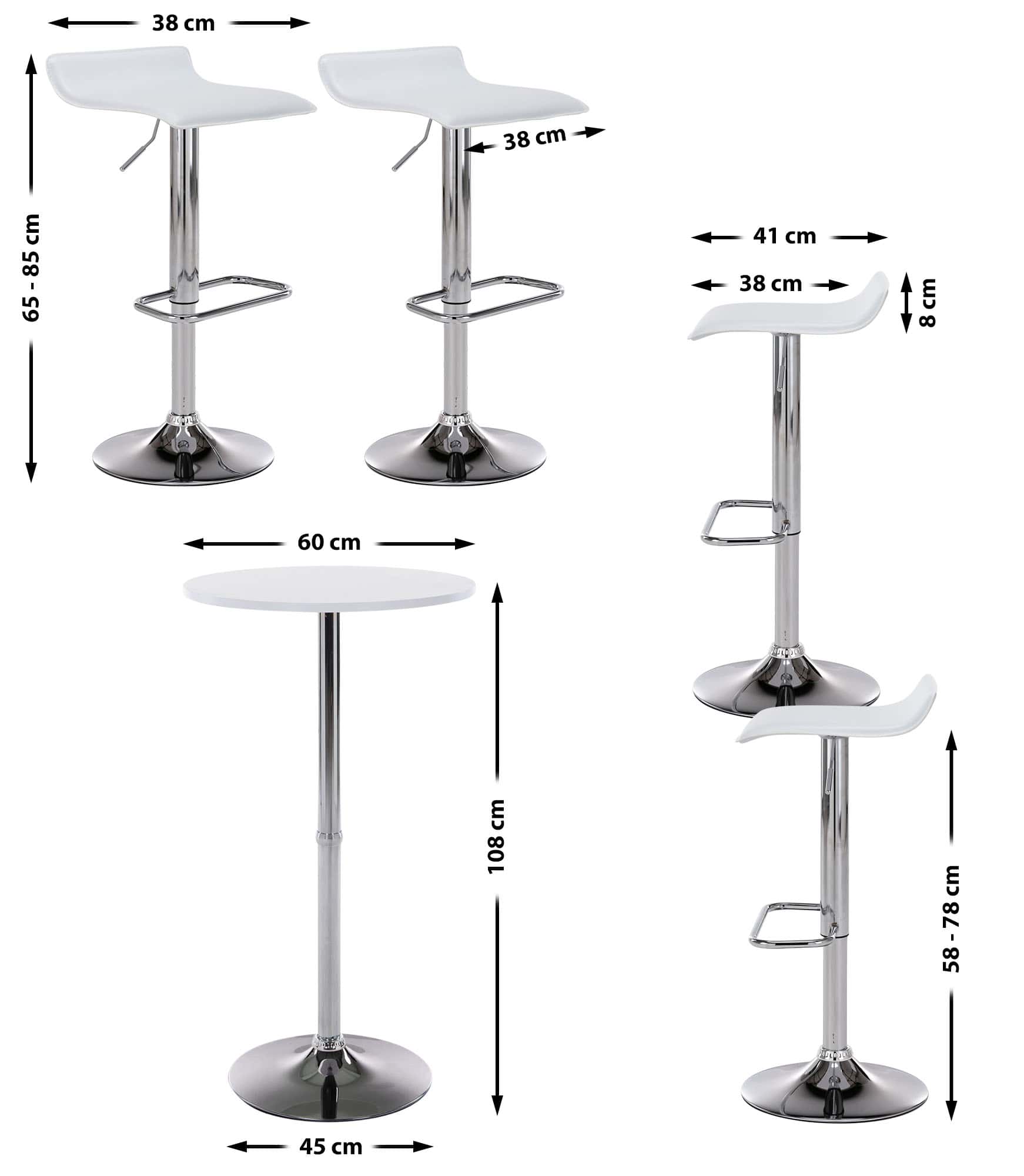 Esberg bar tafel set