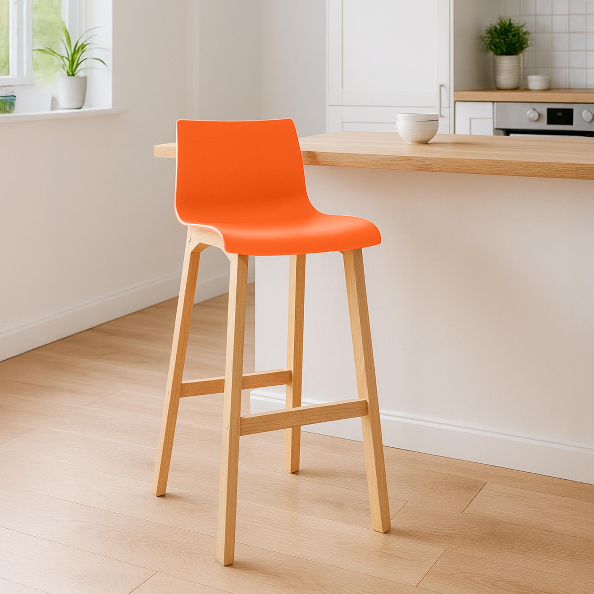 Barkruk Hover Kunststof Vierpootsframe Natura