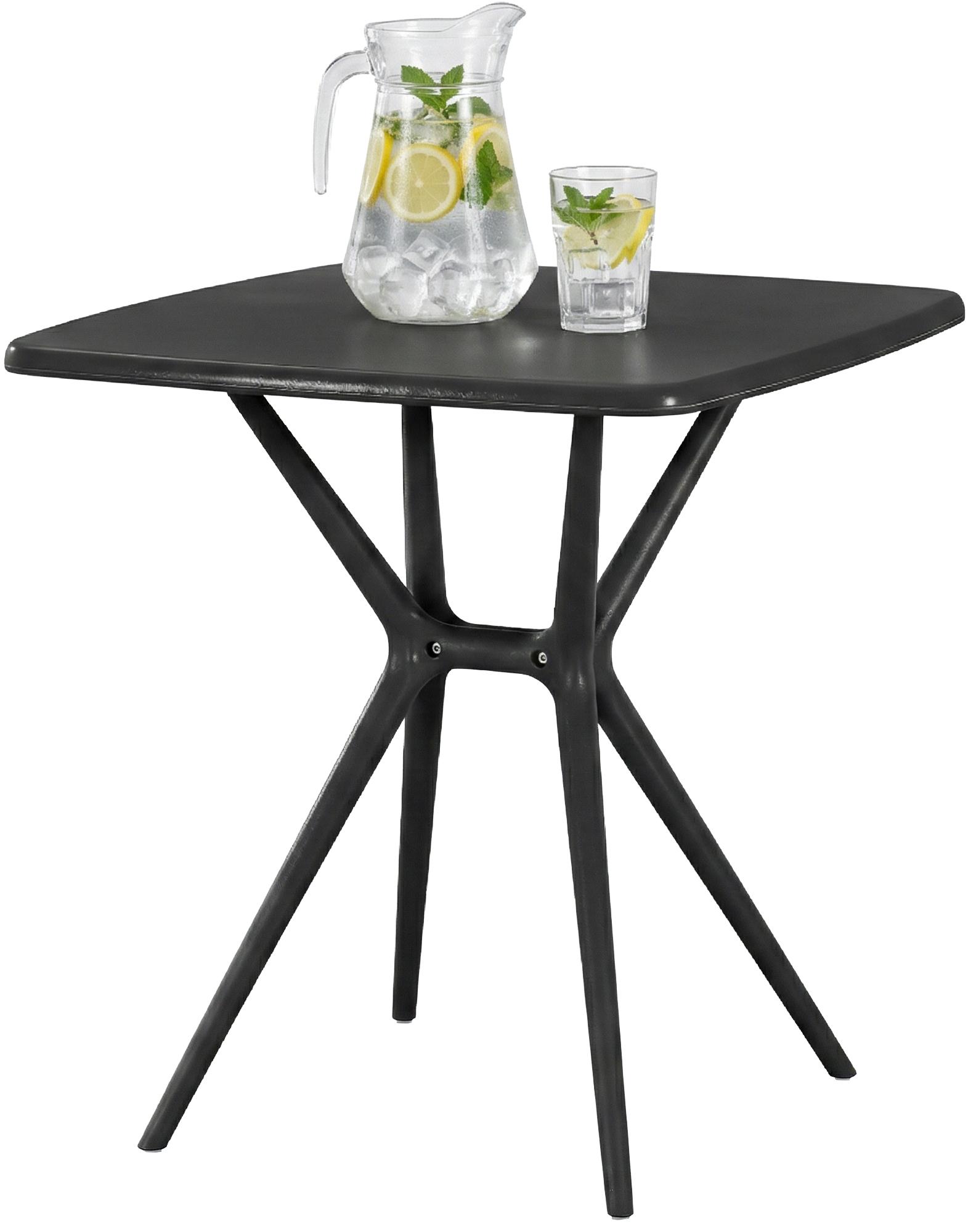 Vierkante tuintafel Becky 72 x 72 cm