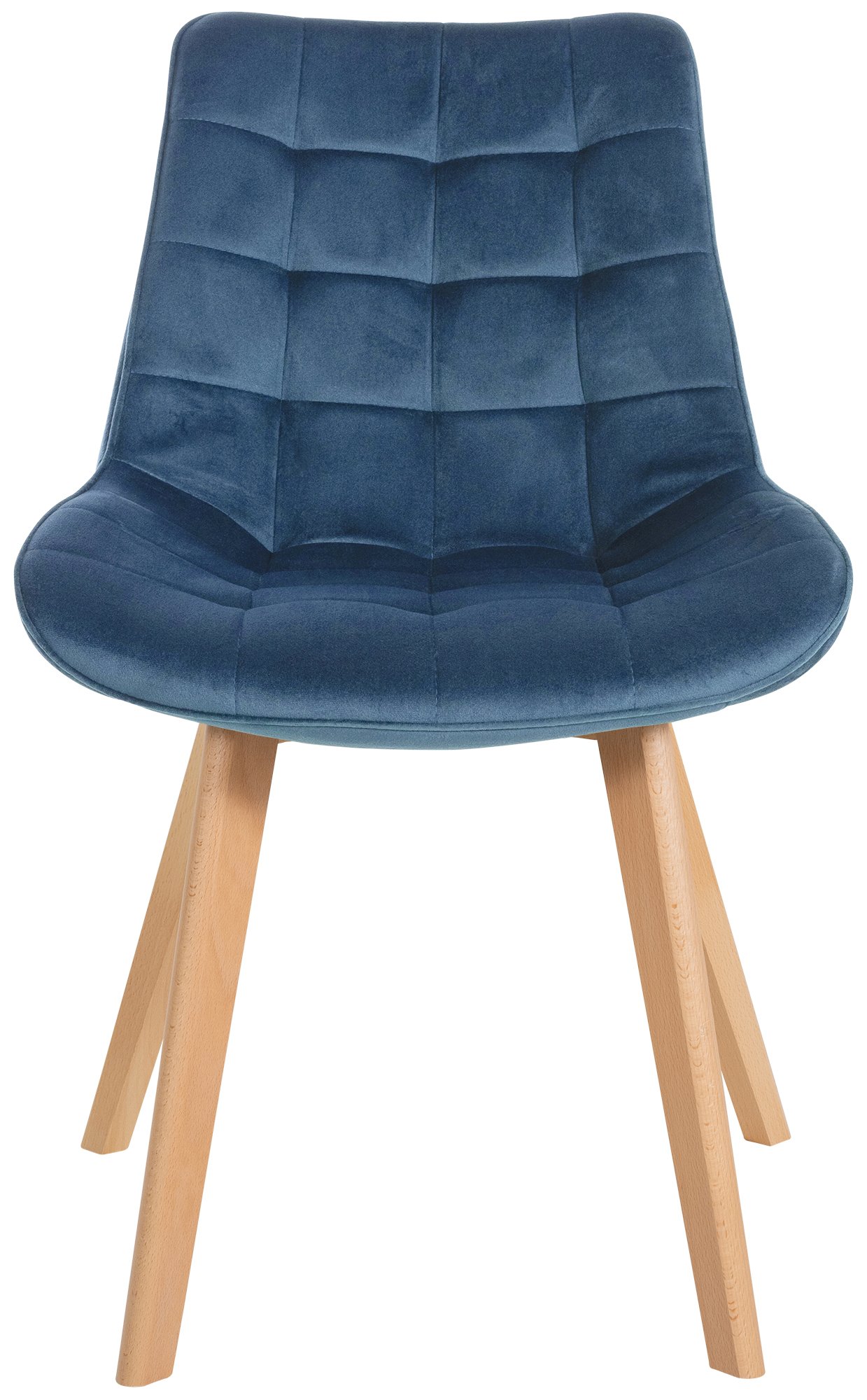 Set van 2 eetkamerstoelen Brook fluweel