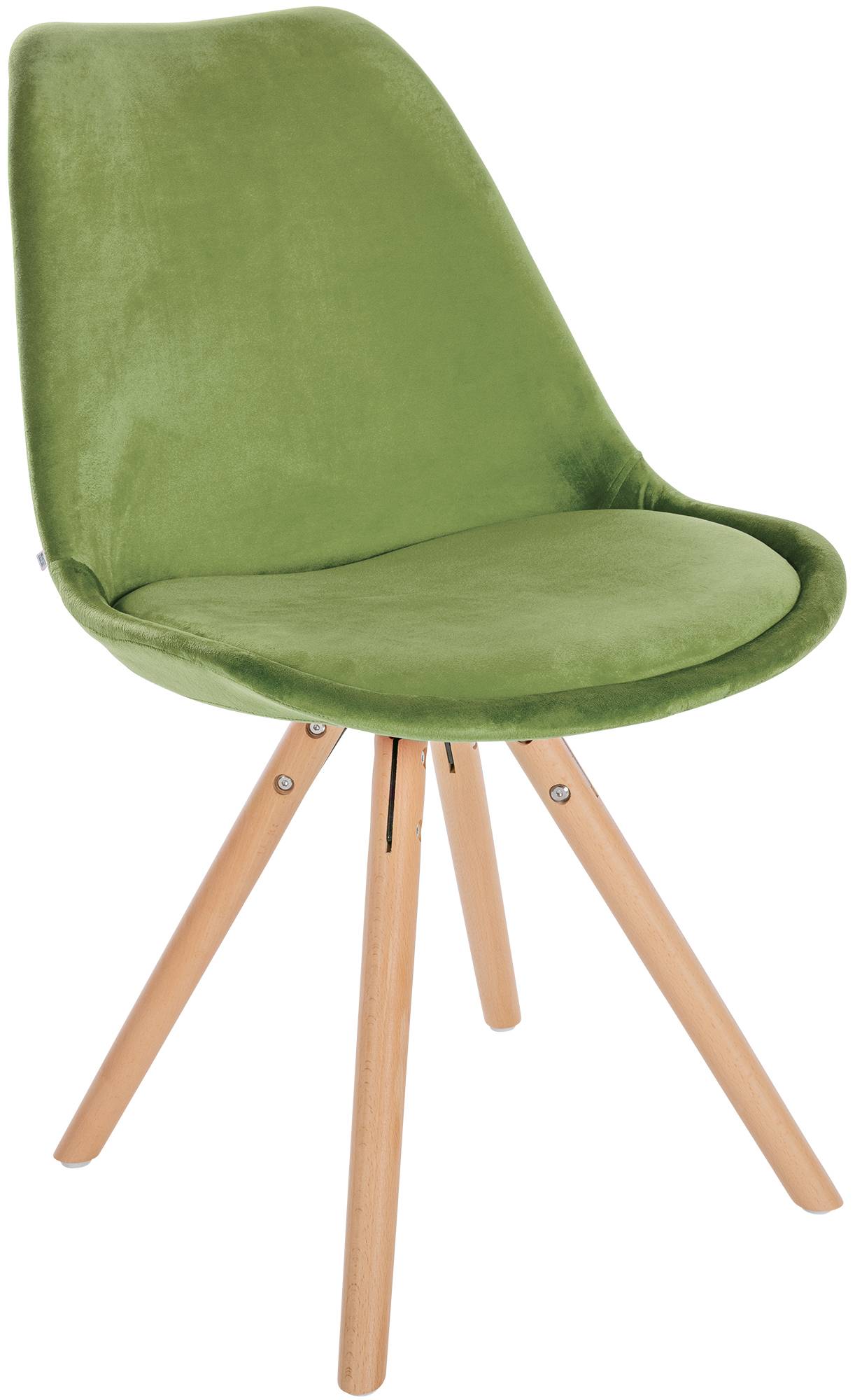 Set van 4 eetkamerstoelen Sofia fluweel