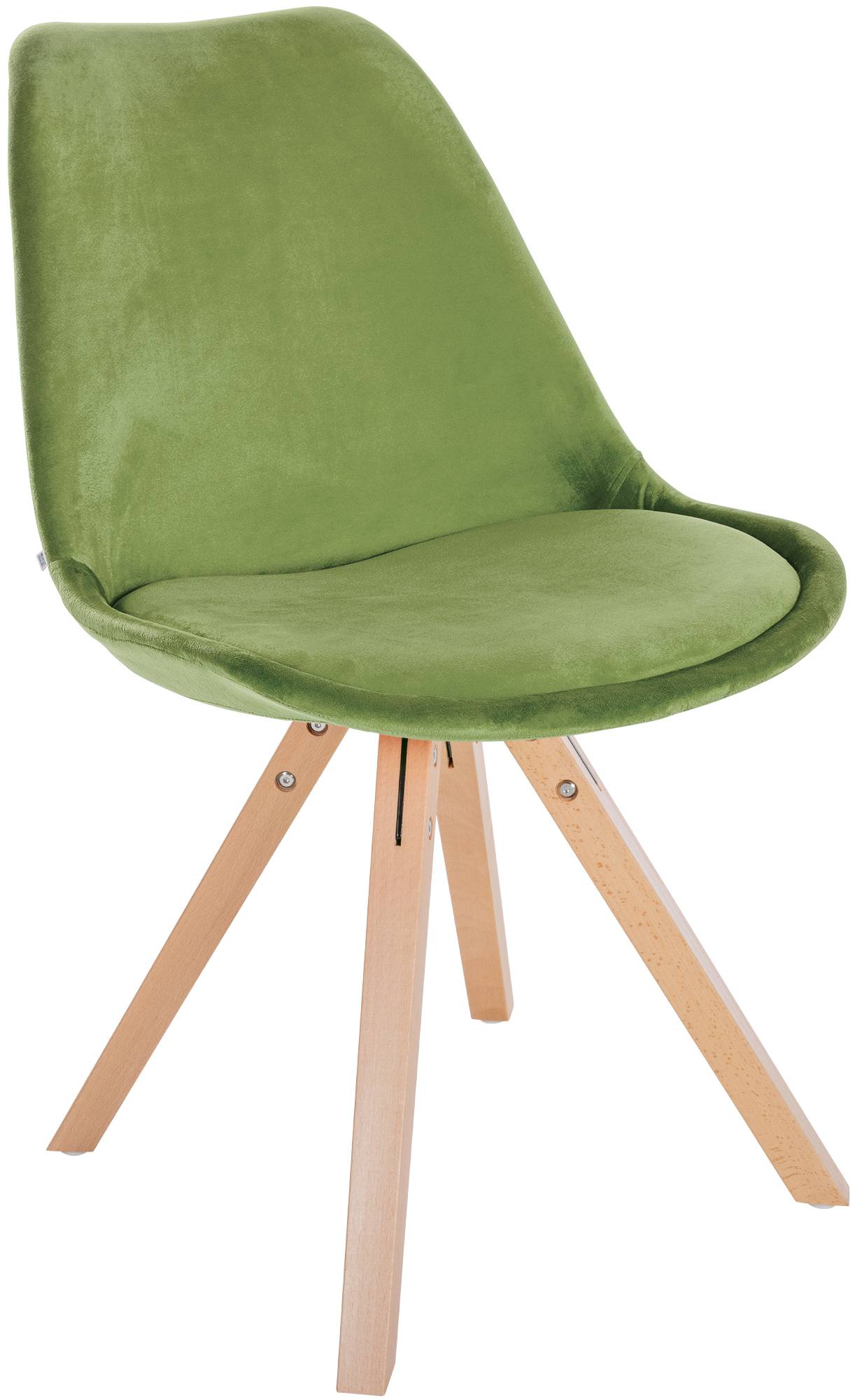 Set van 4 eetkamerstoelen Sofia fluweel