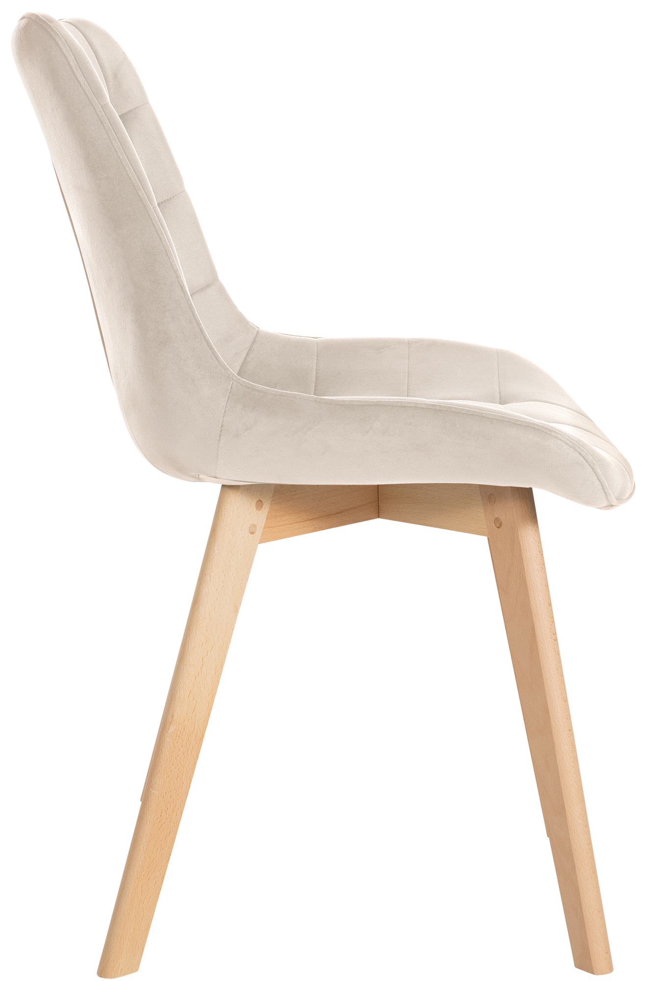 Set van 2 eetkamerstoelen Brook fluweel