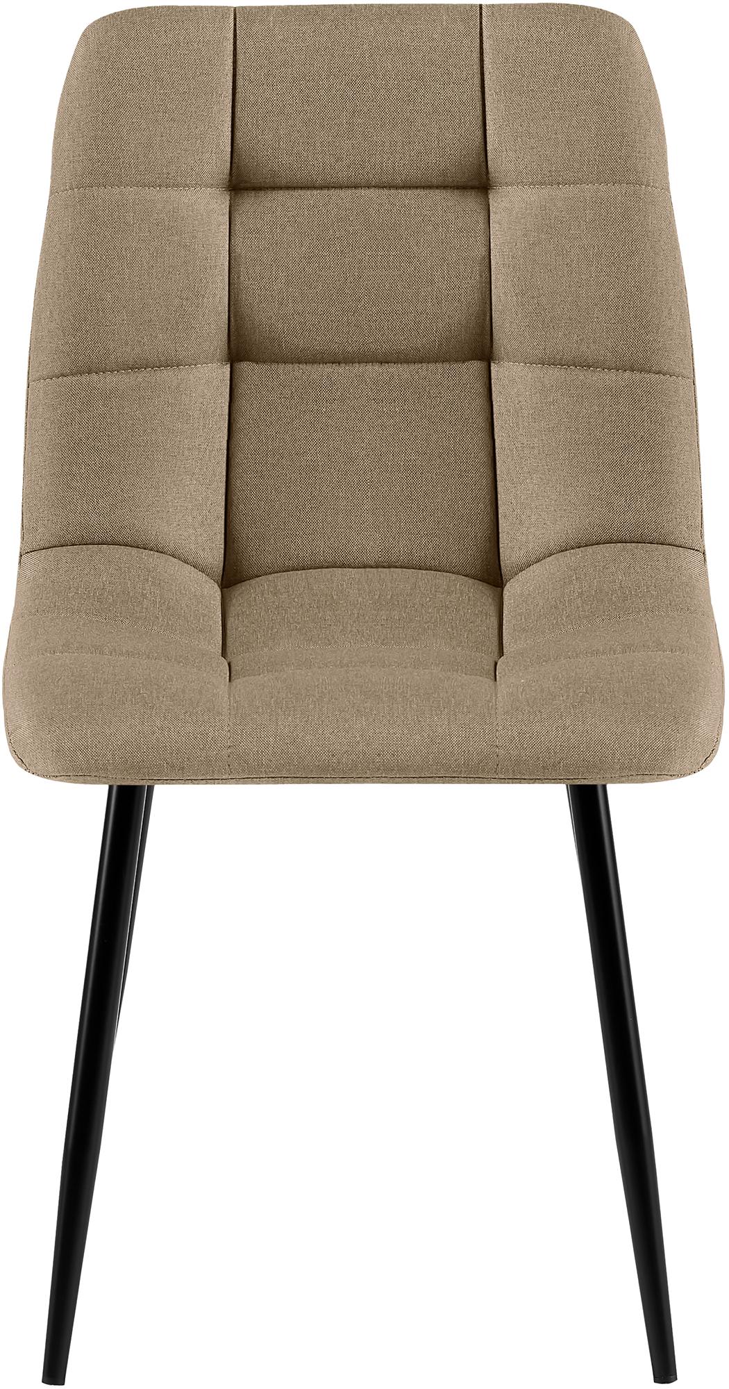 Set van 4 eetkamerstoelen Antibes stof