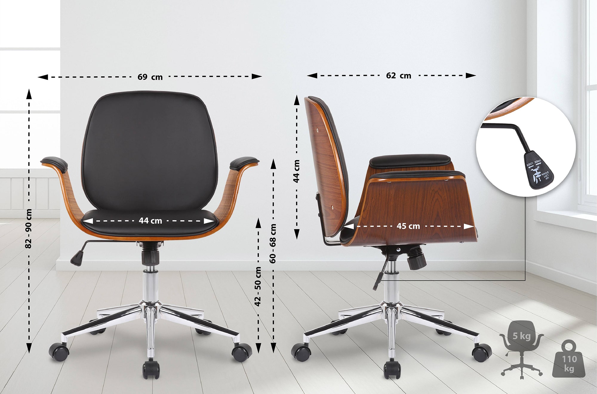 Bureaustoel Kemberg