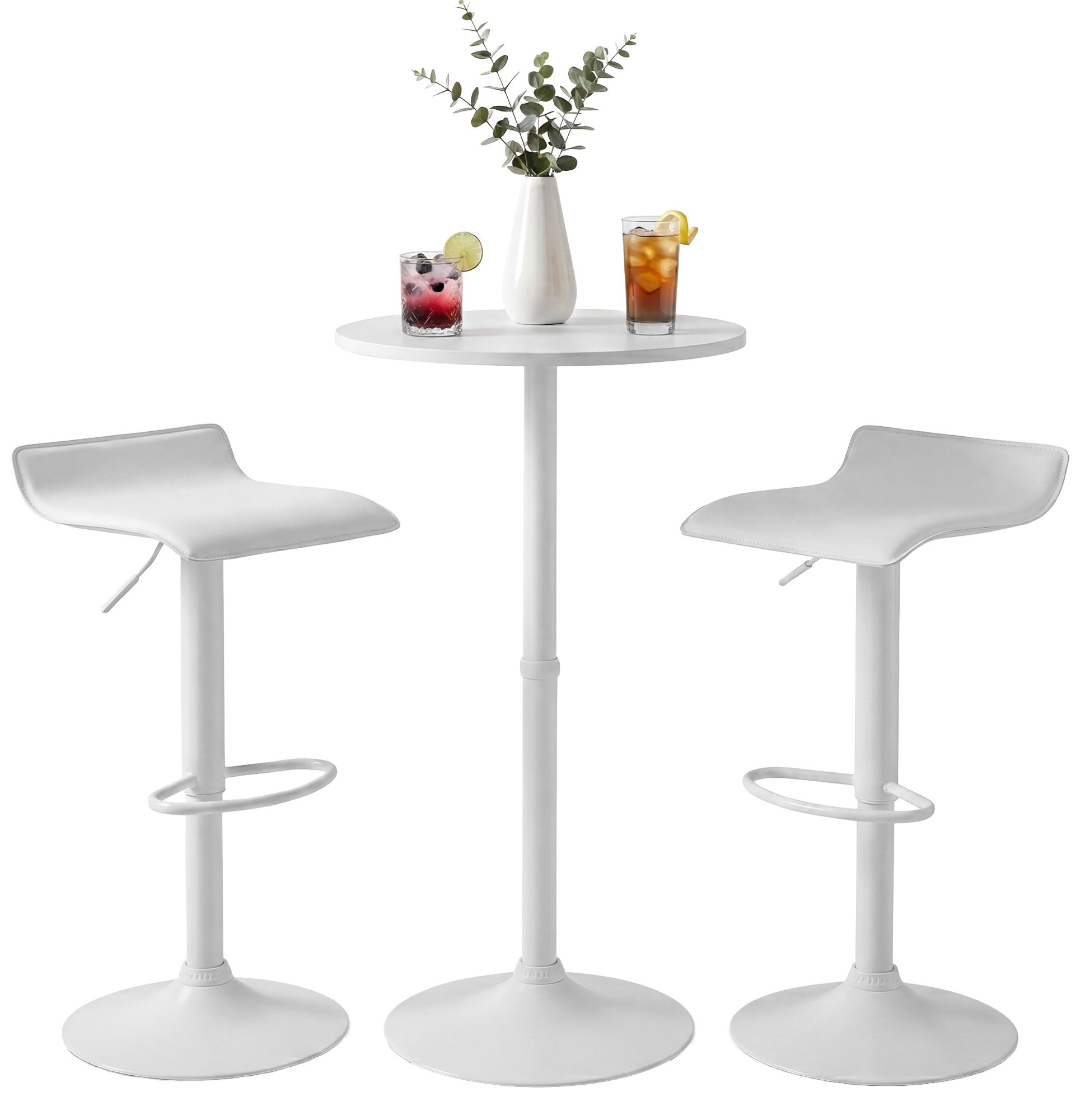 Bartafelset Lumo met 2 barkrukken